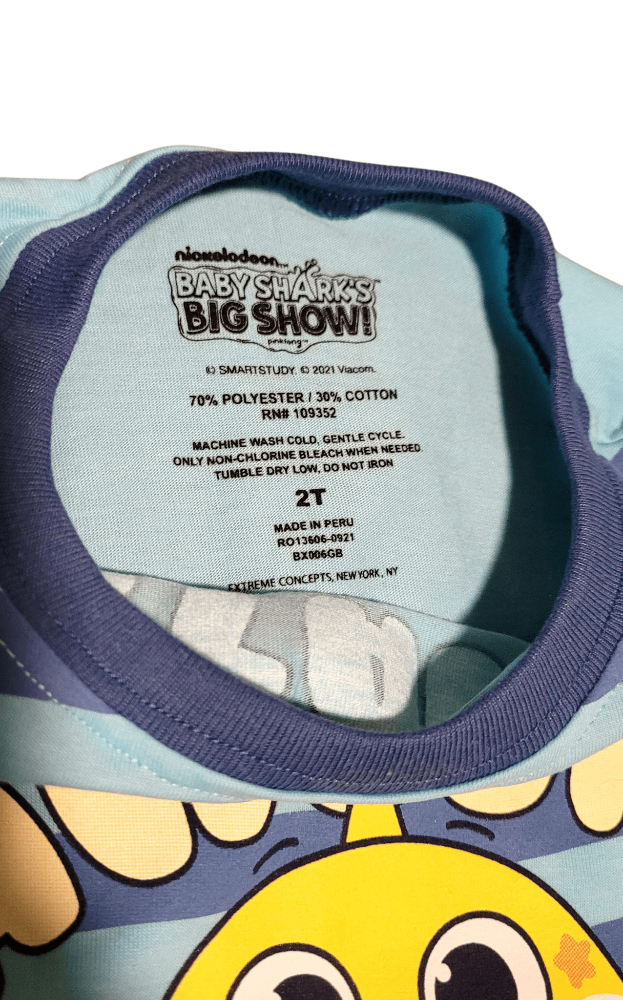 Baby Shark and Friends Totally Jawsome Blue Toddler Tee - Little Looms