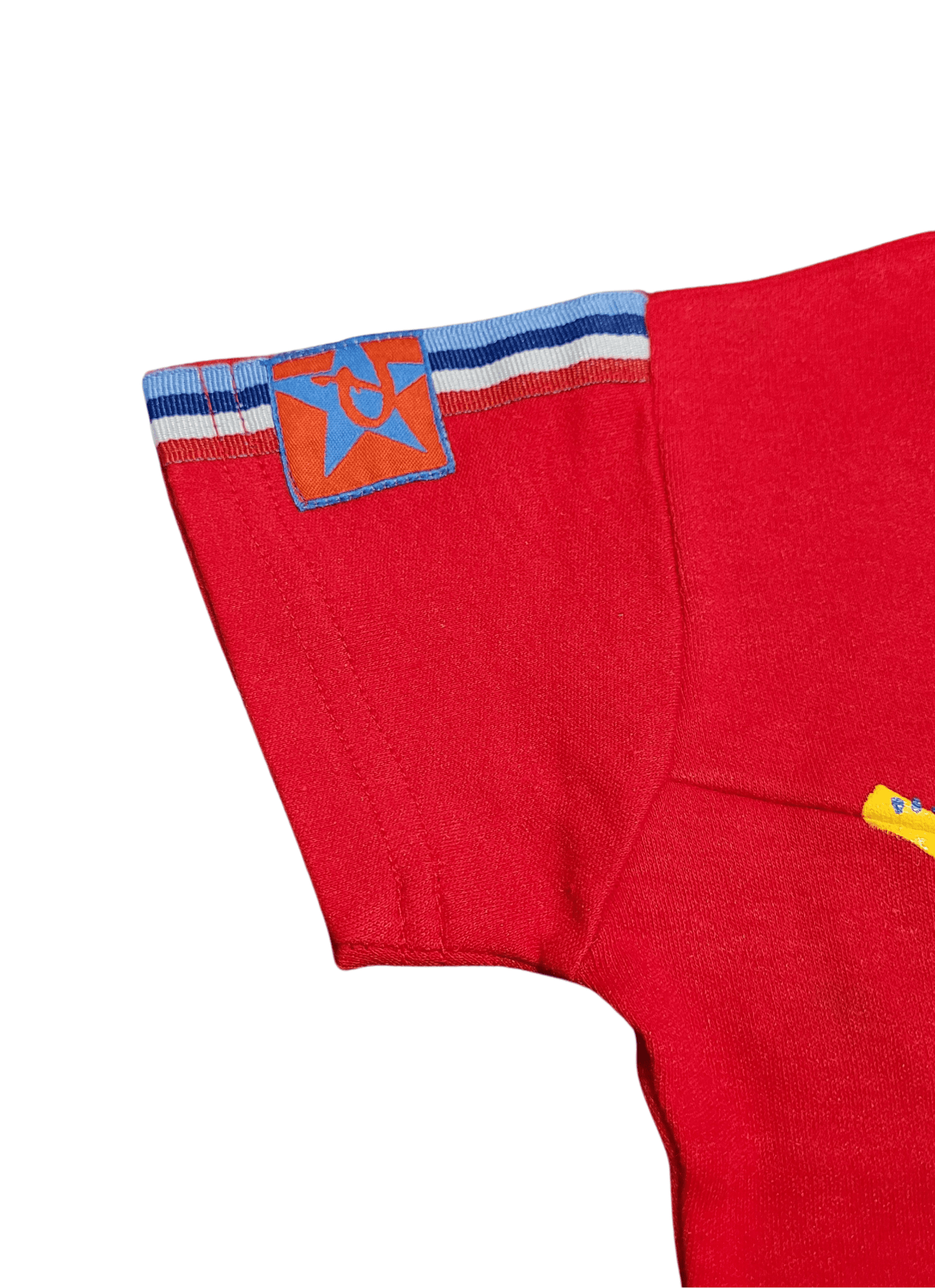 Girls' Graphic "Pretty Girls 91" Tee with Zipper Detail - Blue or Red - Little Looms