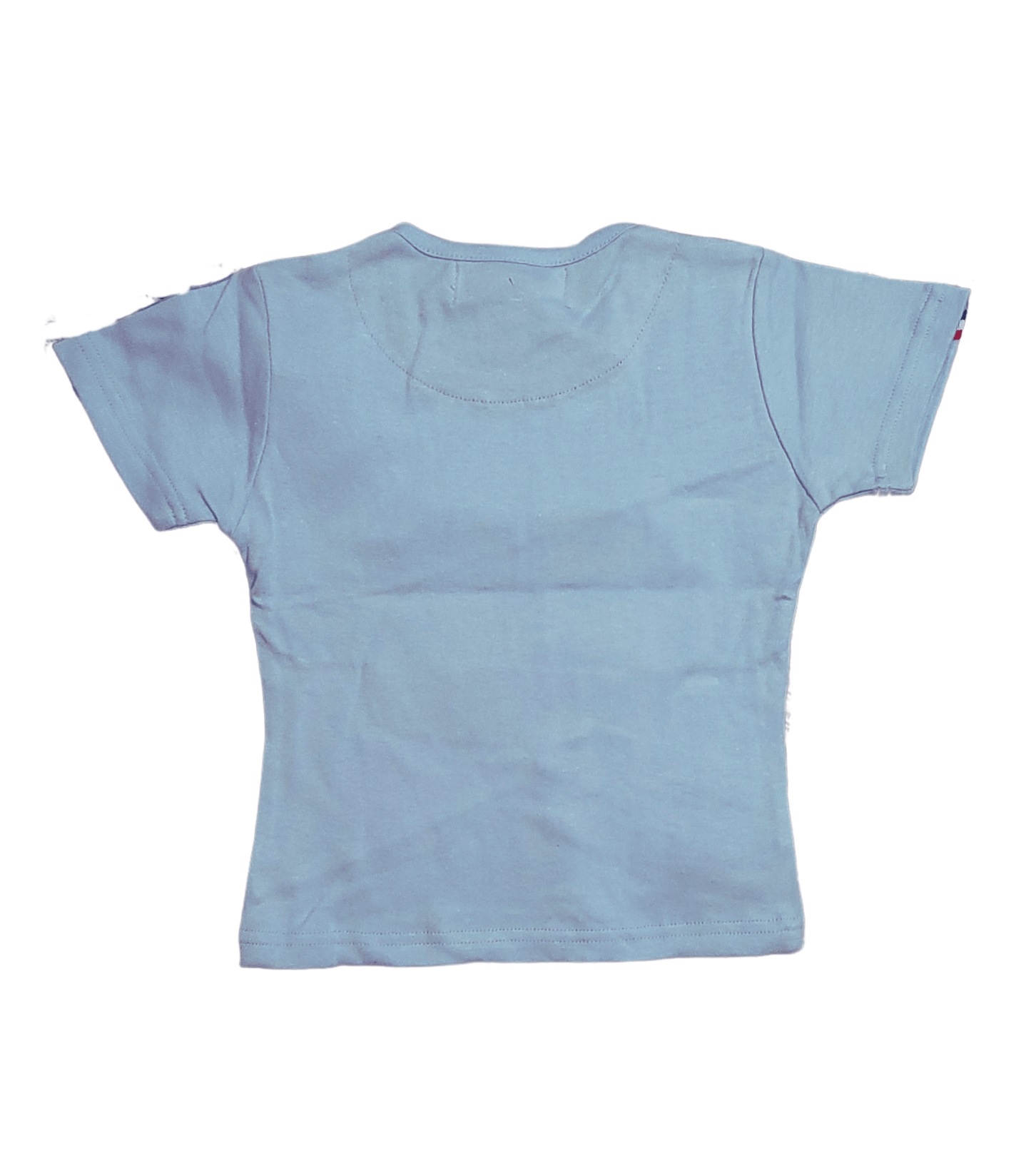 Girls' Graphic "Pretty Girls 91" Tee with Zipper Detail - Blue or Red - Little Looms