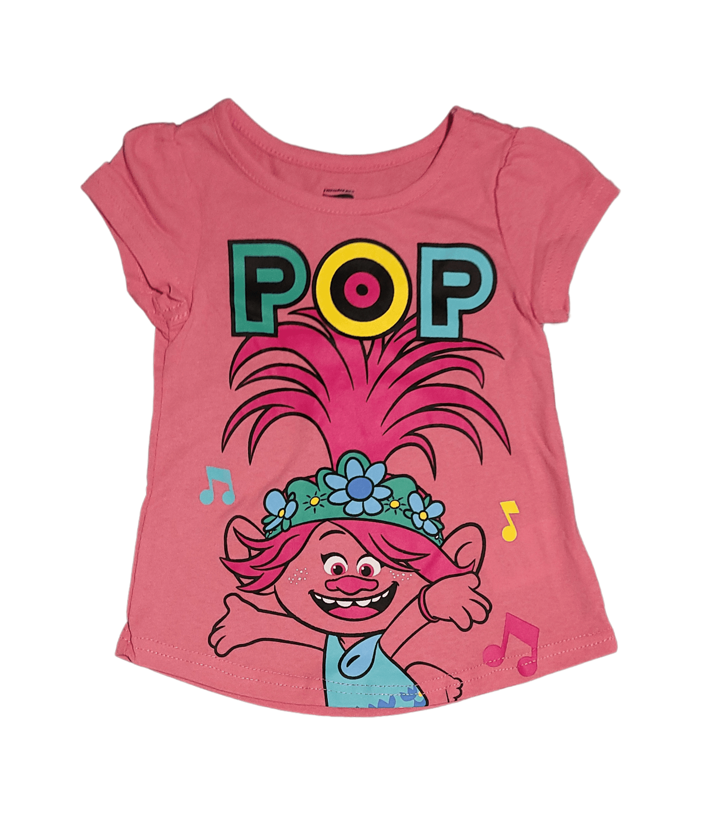 DreamWorks Trolls Princess Poppy "Pop" Toddler Girl T-Shirt - 2T - Little Looms
