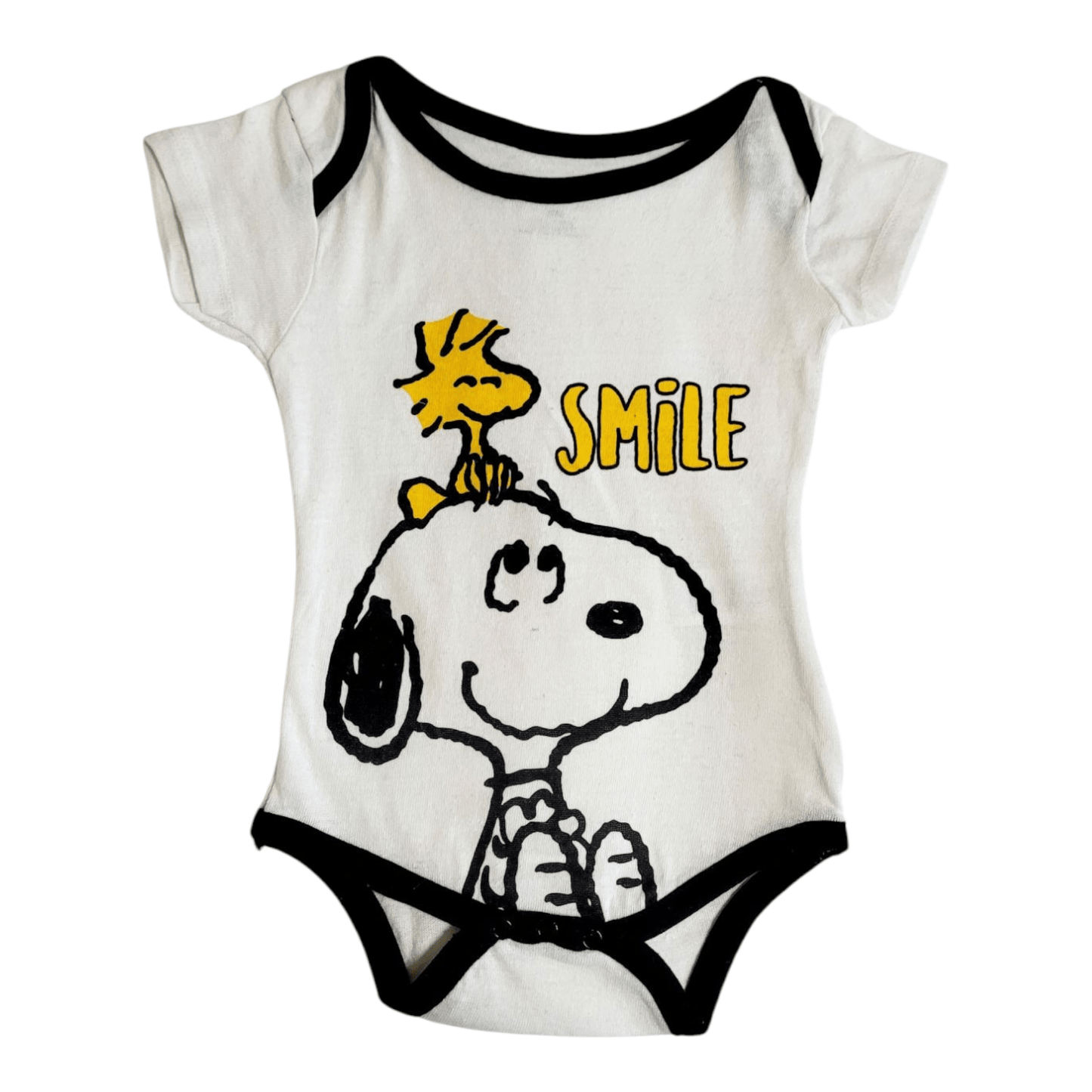 Snoopy & Woodstock "Smile" Baby Bodysuit – Peanuts - Little Looms