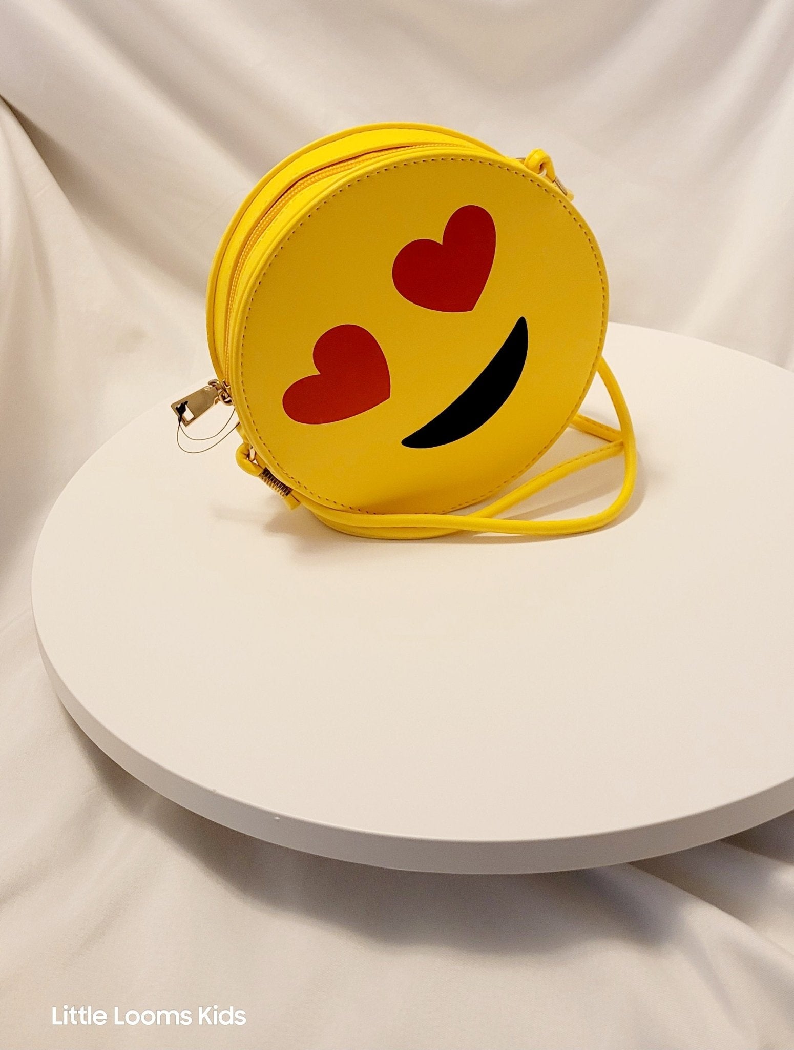 In Love Emoji Crossbody Purse - Little Looms