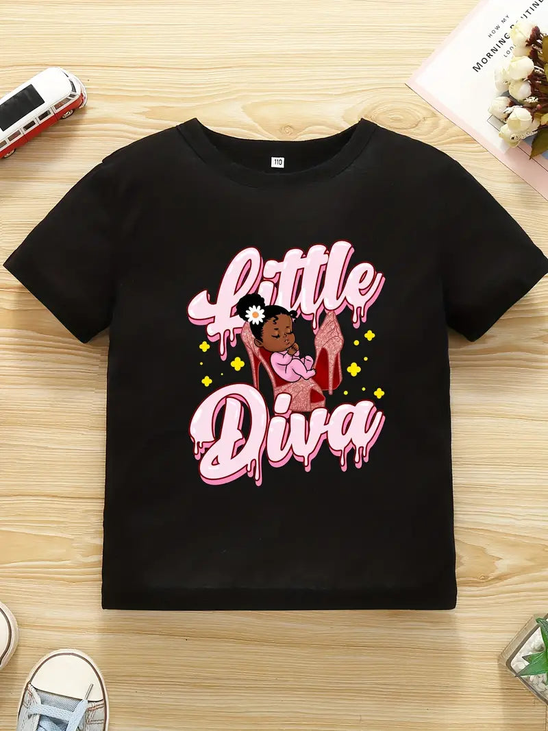 Little Diva Toddler Girl T-Shirt