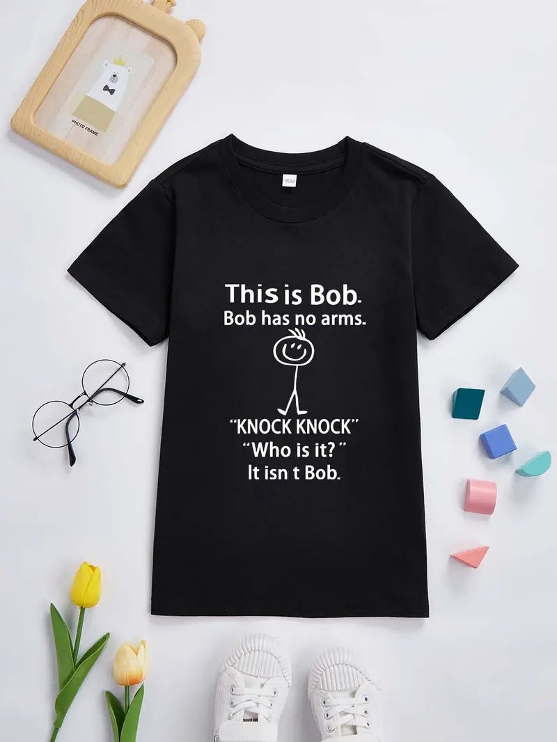 Knock Knock Joke Toddler Tee - Little Looms