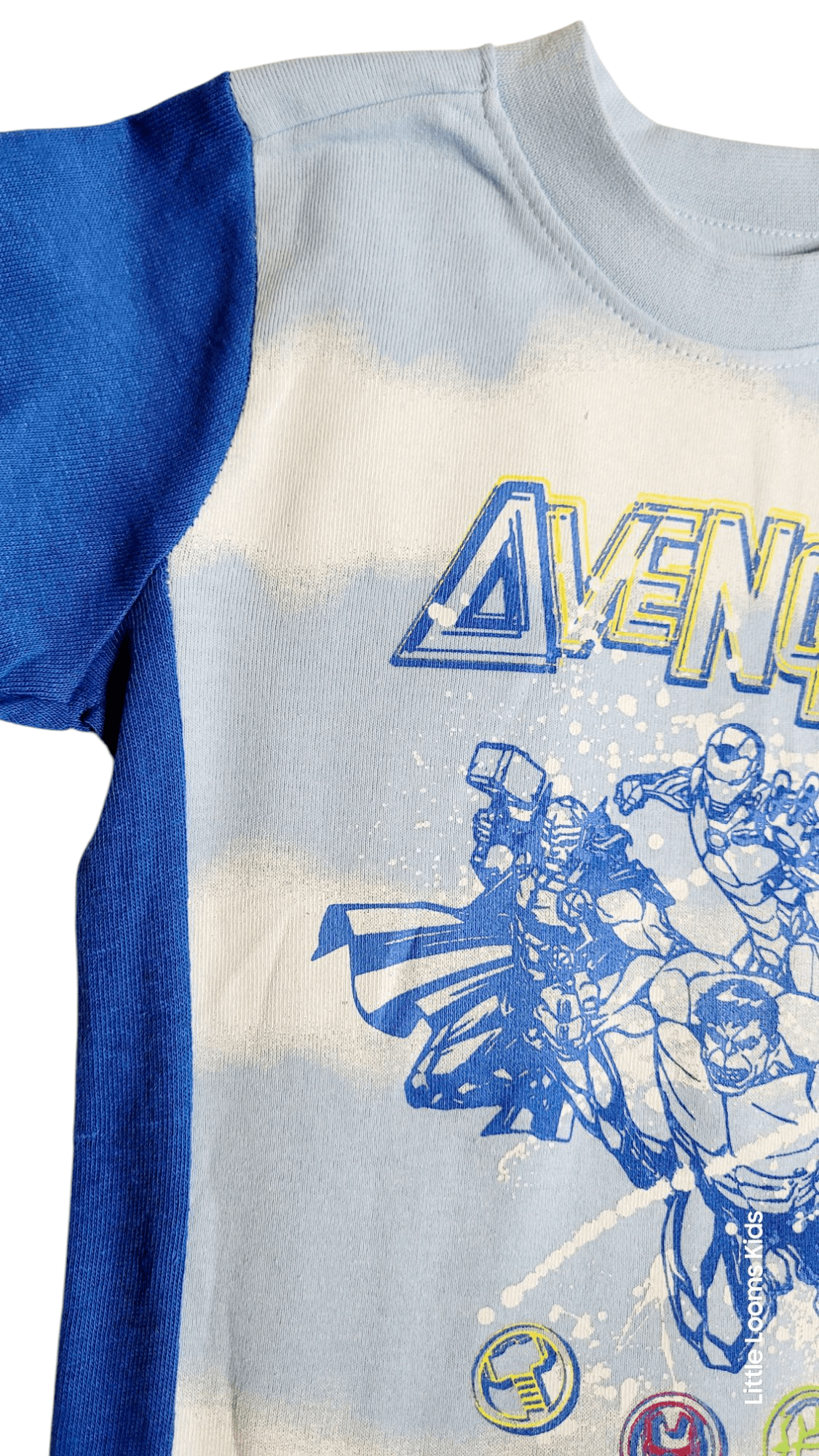 Marvel Avengers Boys' Toddler 2 - Piece Short Set – Earth’s Mightiest Heroes - Little Looms