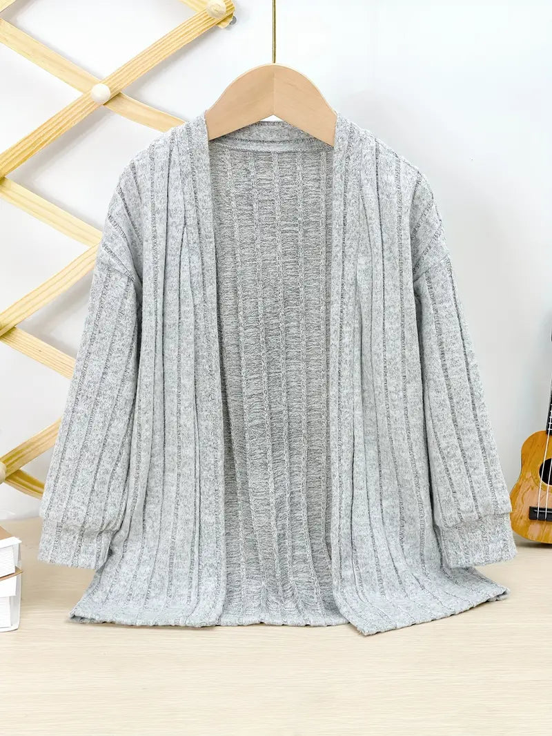 Cozy Knit Toddler Girl Cardigan