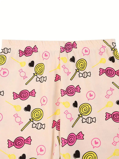 Lollipop Girl 2 - Piece Pajama Set - Little Looms