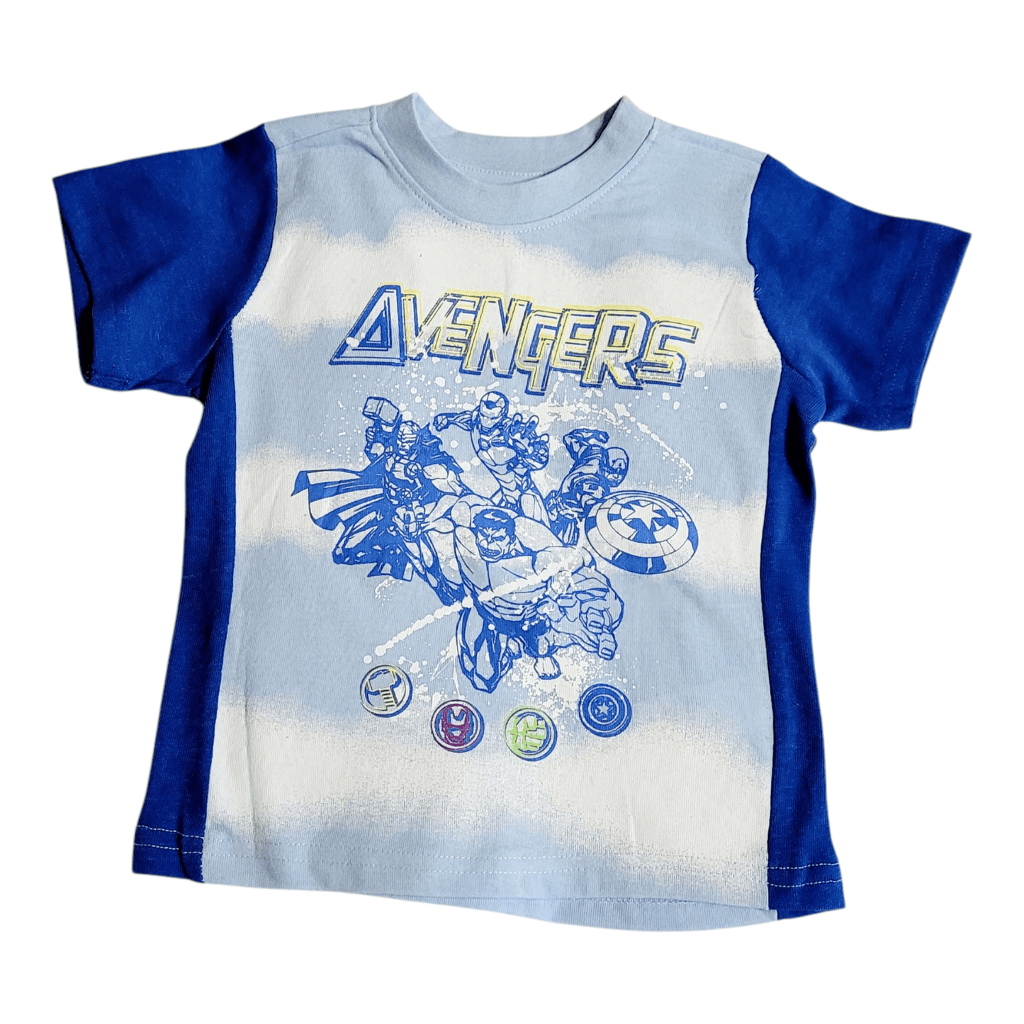 Marvel Avengers Boys' Toddler 2 - Piece Short Set – Earth’s Mightiest Heroes - Little Looms