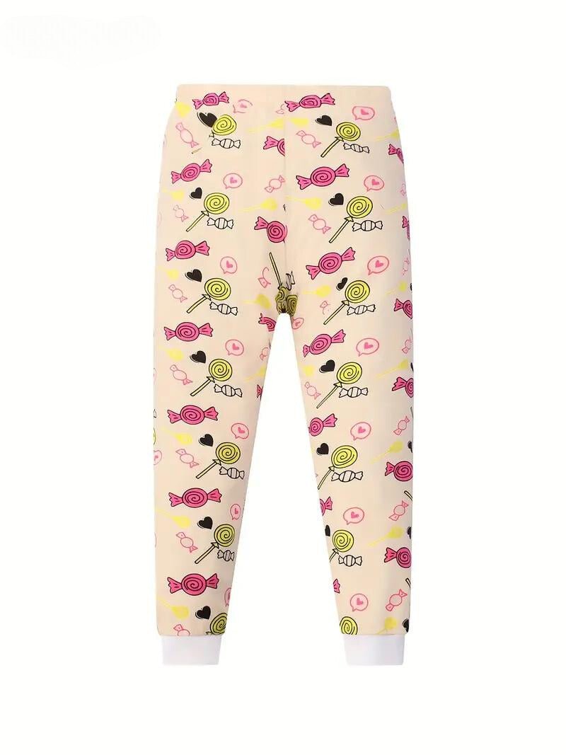 Lollipop Girl 2 - Piece Pajama Set - Little Looms