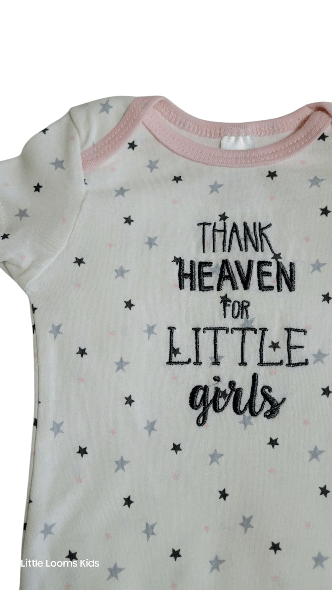 Soft Touch Baby Girls' 3 - Pack Bodysuit Set – "Thank Heaven for Little Girls" - Little Looms
