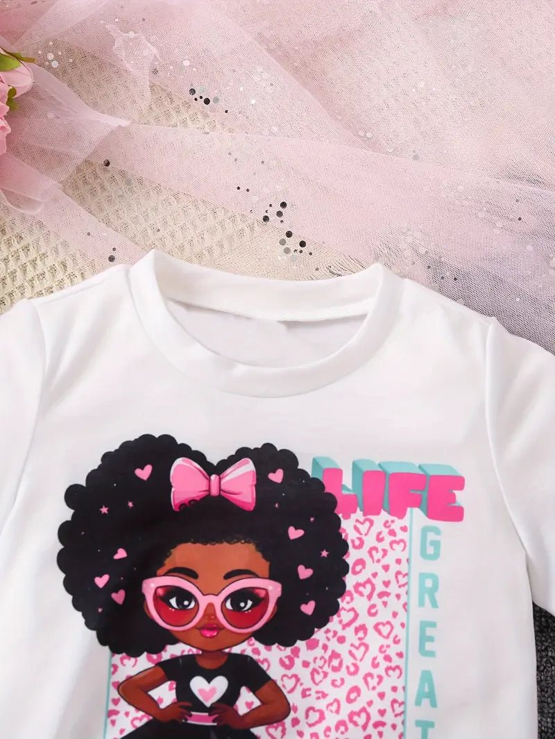 Life's Great Girl Tee - Little Looms