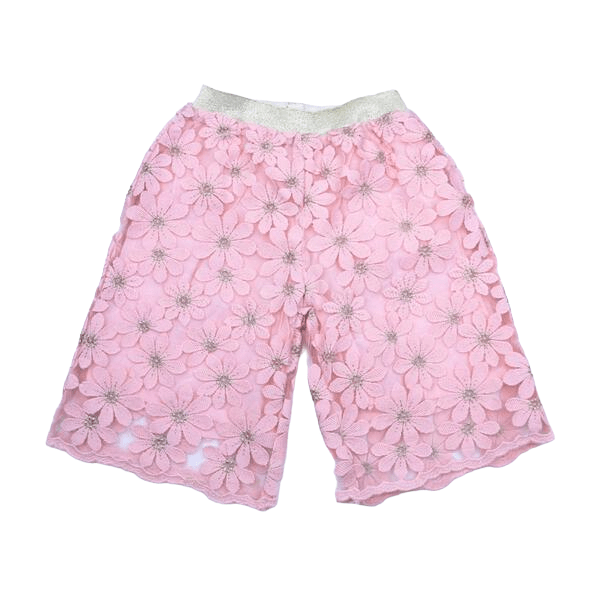 Daisy Floral Lace Culottes - Little Looms