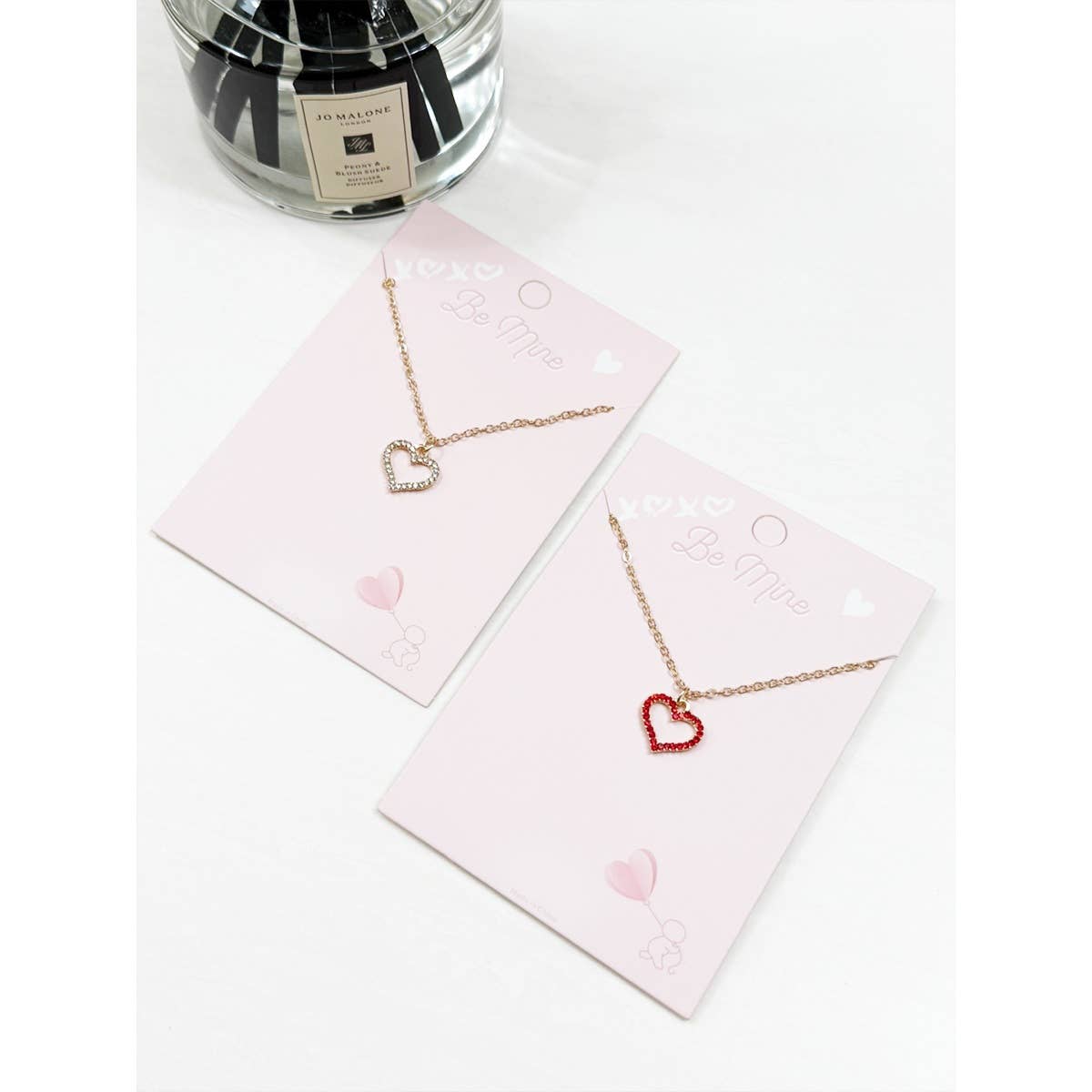 Dainty Heart Pendant Necklace - Little Looms