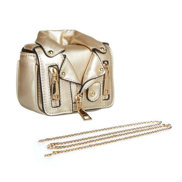 Motorcycle Jacket Mini Purse - Little Looms