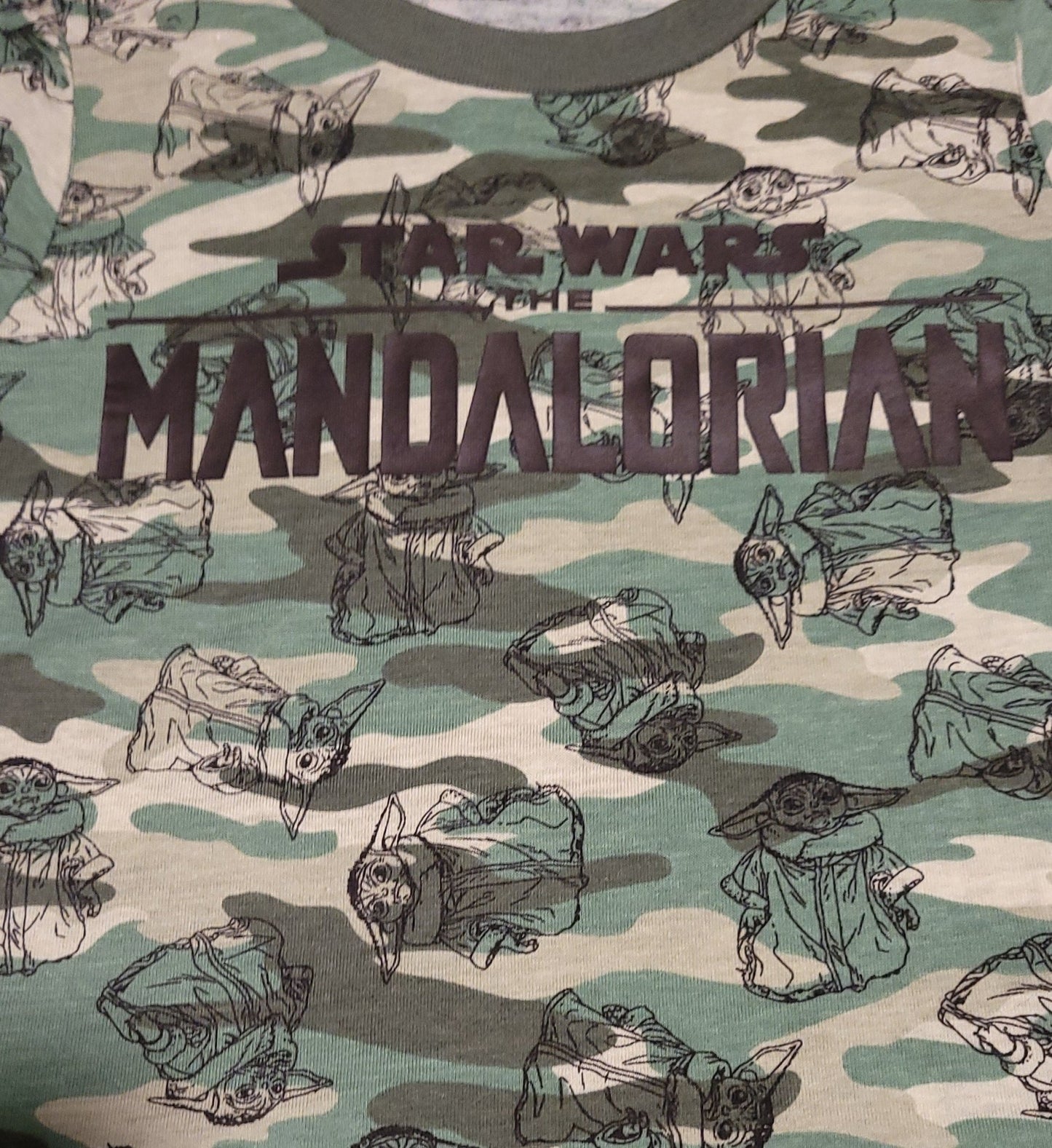 Star Wars The Mandalorian Baby Yoda Camo Toddler T-Shirt - 2T - Little Looms