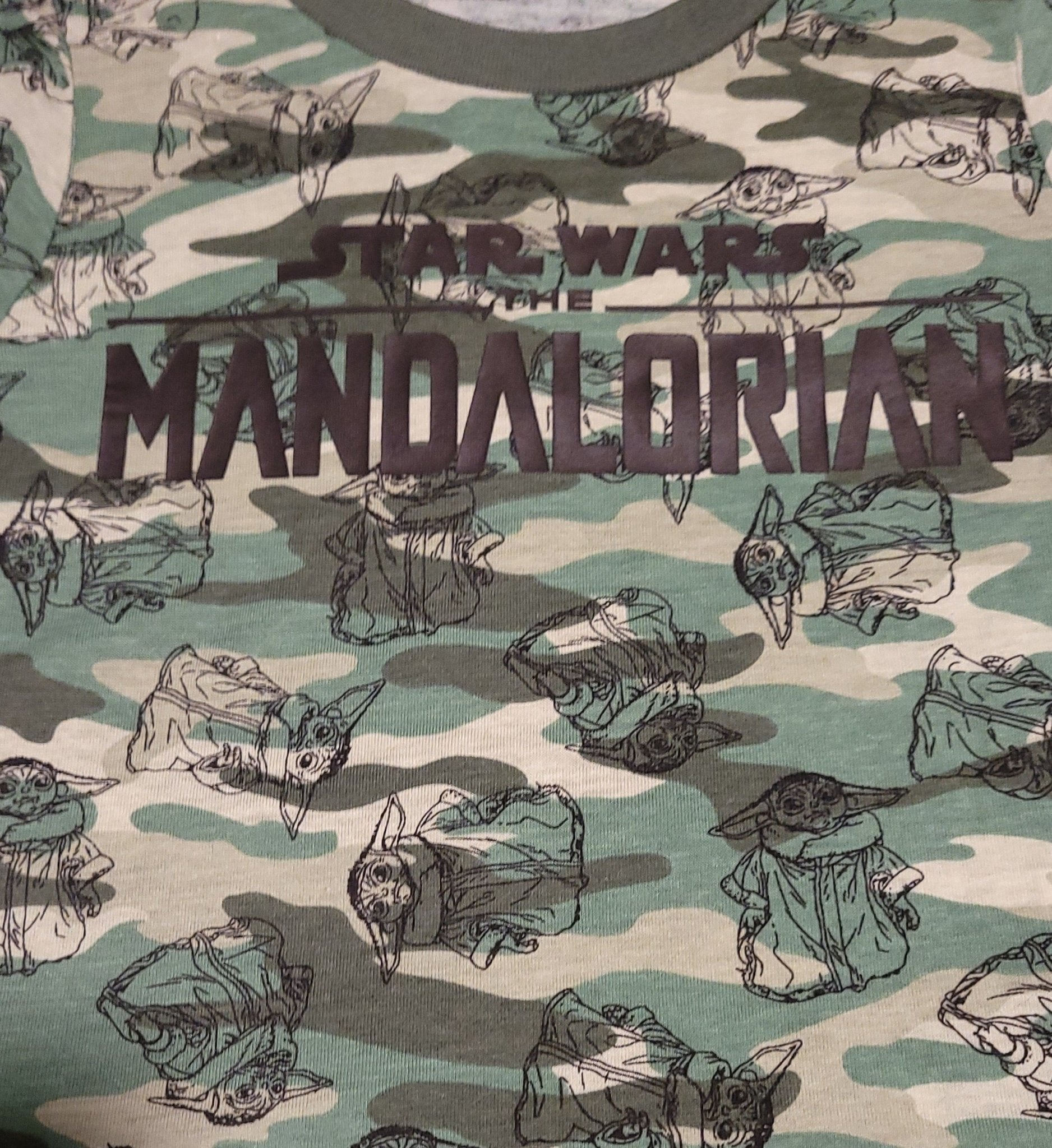 Star Wars The Mandalorian Baby Yoda Camo Toddler T-Shirt - 2T - Little Looms