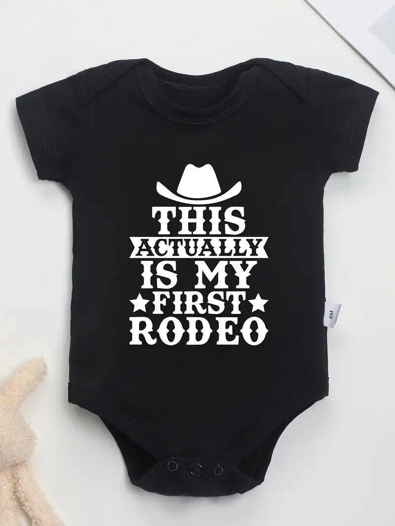 It Is My First Rodeo Baby Bodysuit - Little Looms