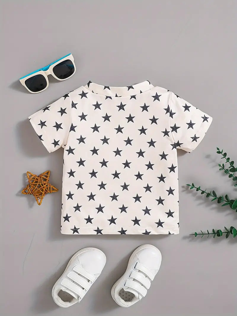 Covered In Stars Toddler Boy Tee