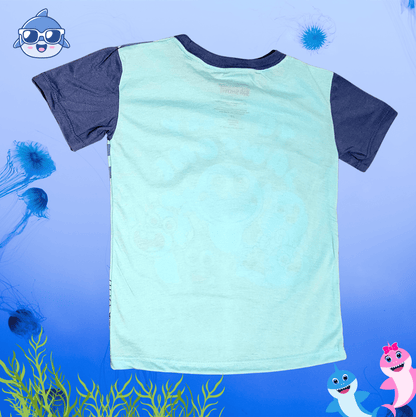Baby Shark and Friends Totally Jawsome Blue Toddler Tee - Little Looms