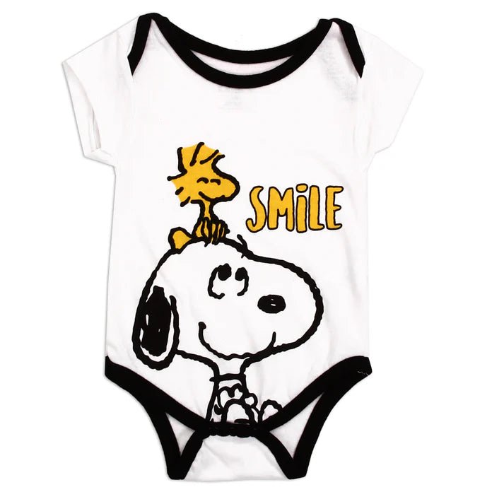 Snoopy & Woodstock "Smile" Baby Bodysuit – Peanuts - Little Looms