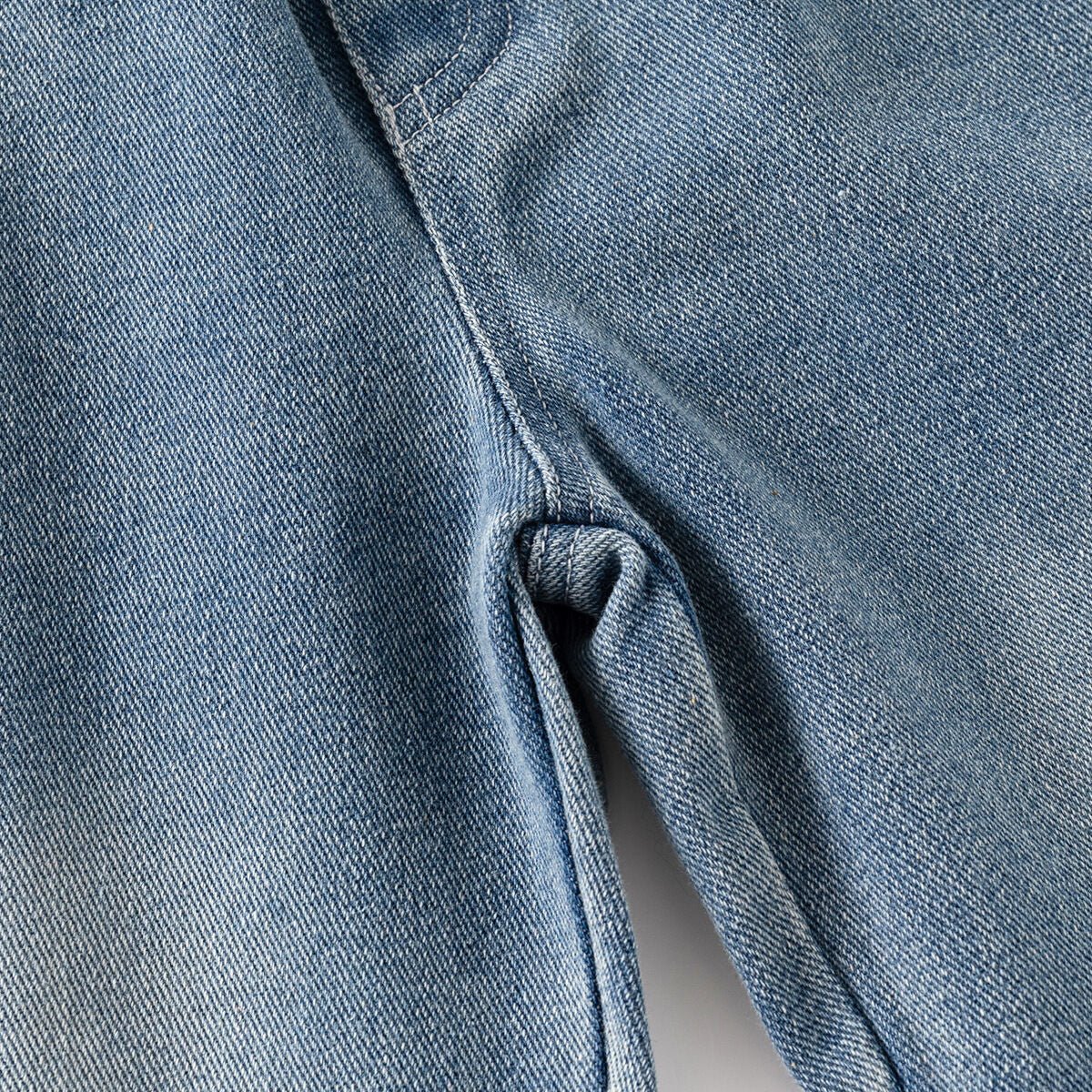 Toddler Boys' Wide Leg Solid Denim Jeans - Little Looms