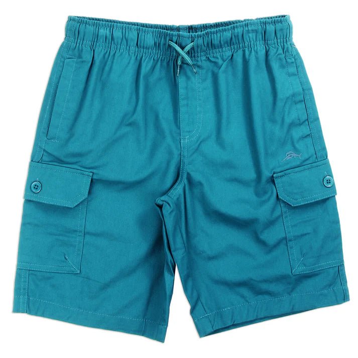 Tommy Bahama Boys' Cargo Shorts – Deep Lagoon Twill (Sizes 4 - 7) - Little Looms