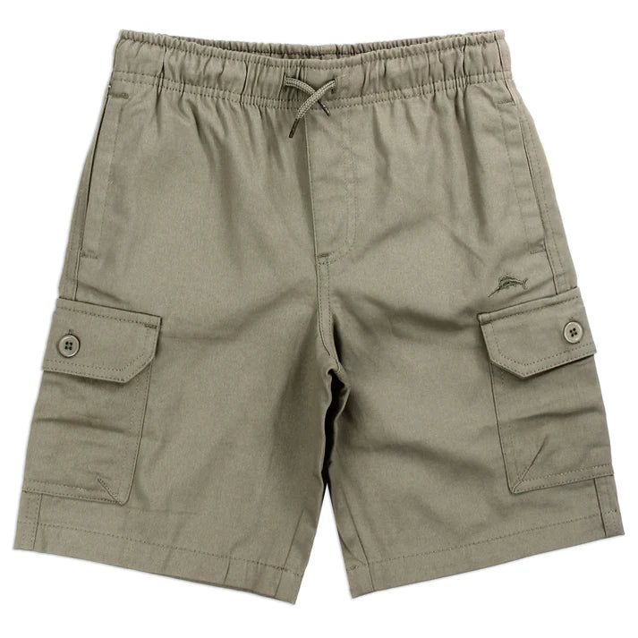 Tommy Bahama Boys' Twill Cargo Shorts – Veti Khaki (Sizes 4 - 7) - Little Looms