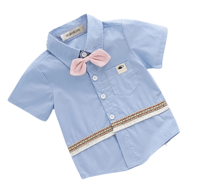 Boys' Bowtie Button - Up Shirt - Little Looms