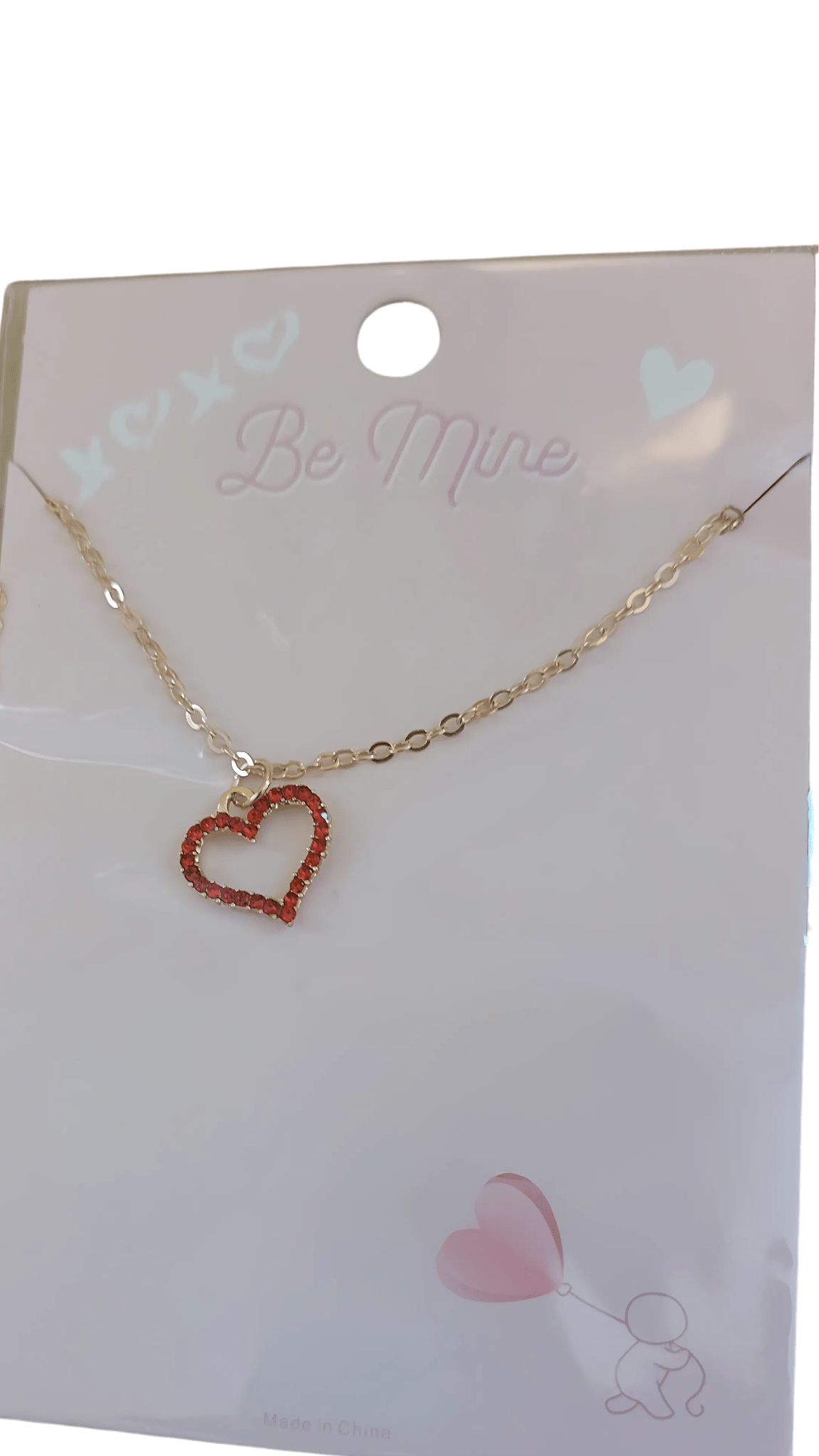 Dainty Heart Pendant Necklace - Little Looms
