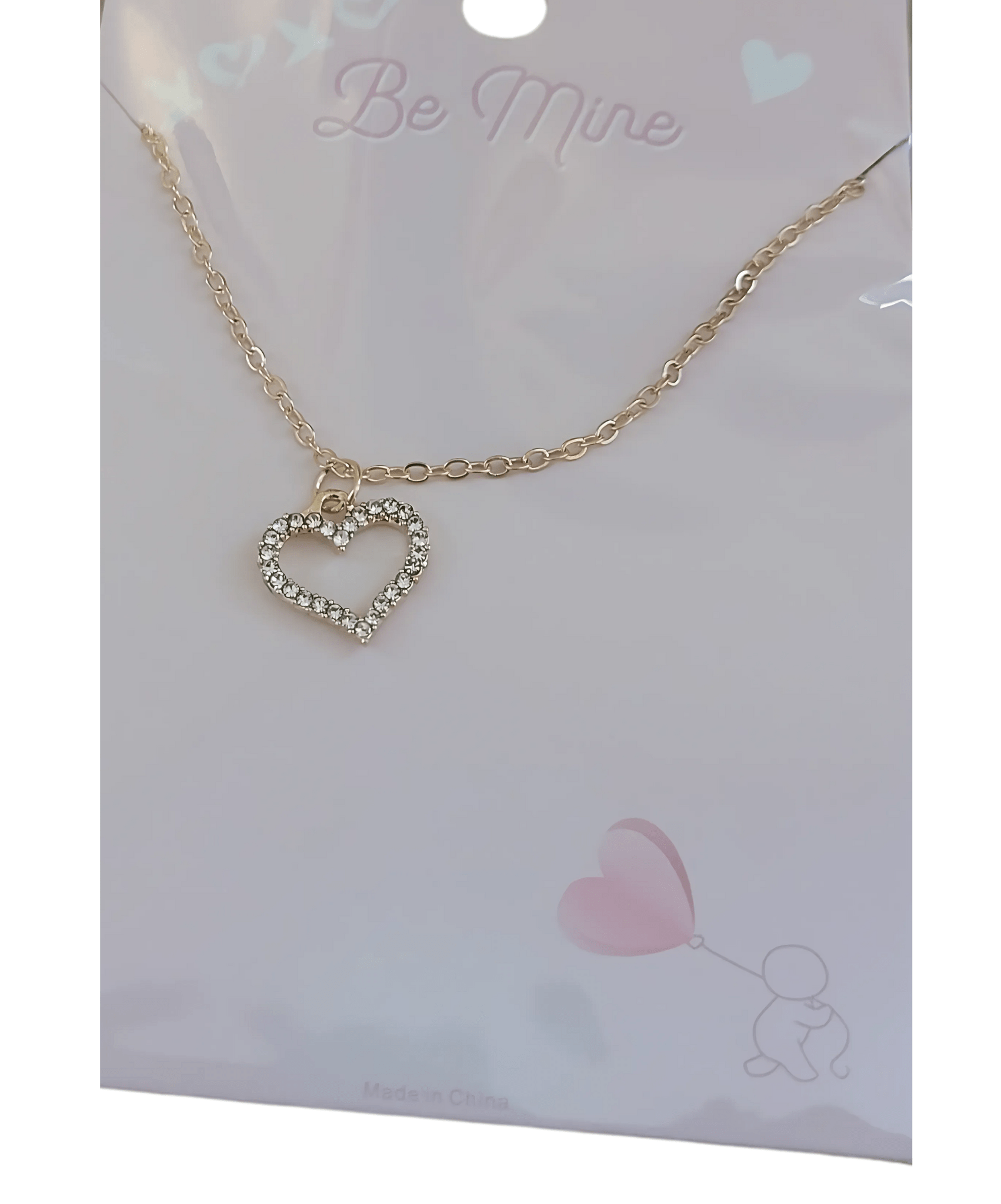 Dainty Heart Pendant Necklace - Little Looms