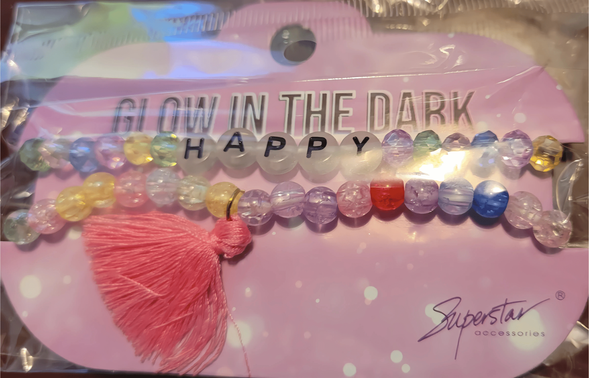 Glow - in - the - Dark Layered Bead Bracelet Set - Little Looms