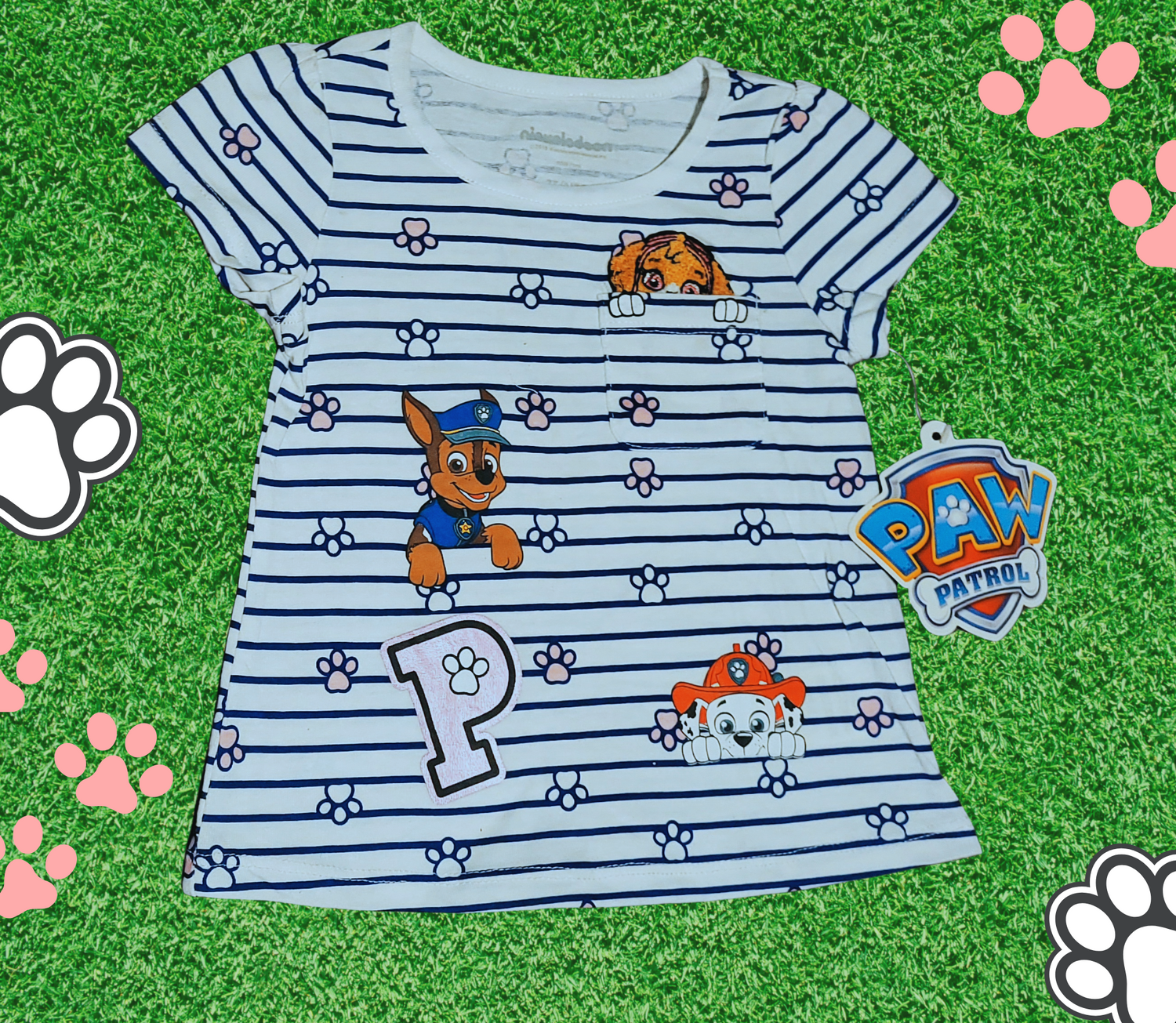 Licensed Paw Patrol Pawsome Pals Toddler Girl T-Shirt