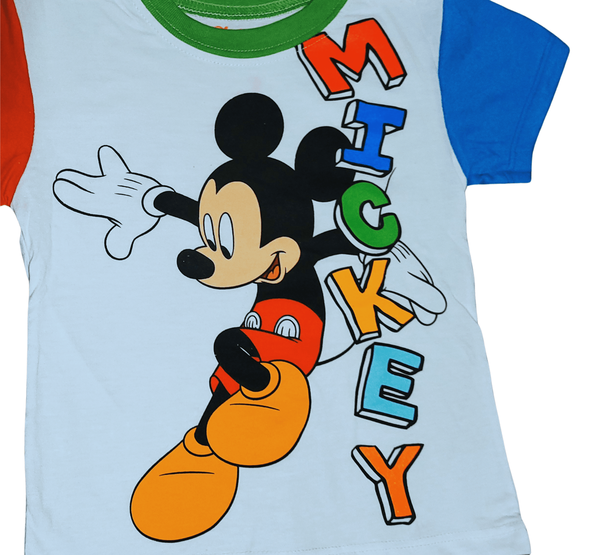 Mickey Mouse Colorful Toddler Tee - Little Looms