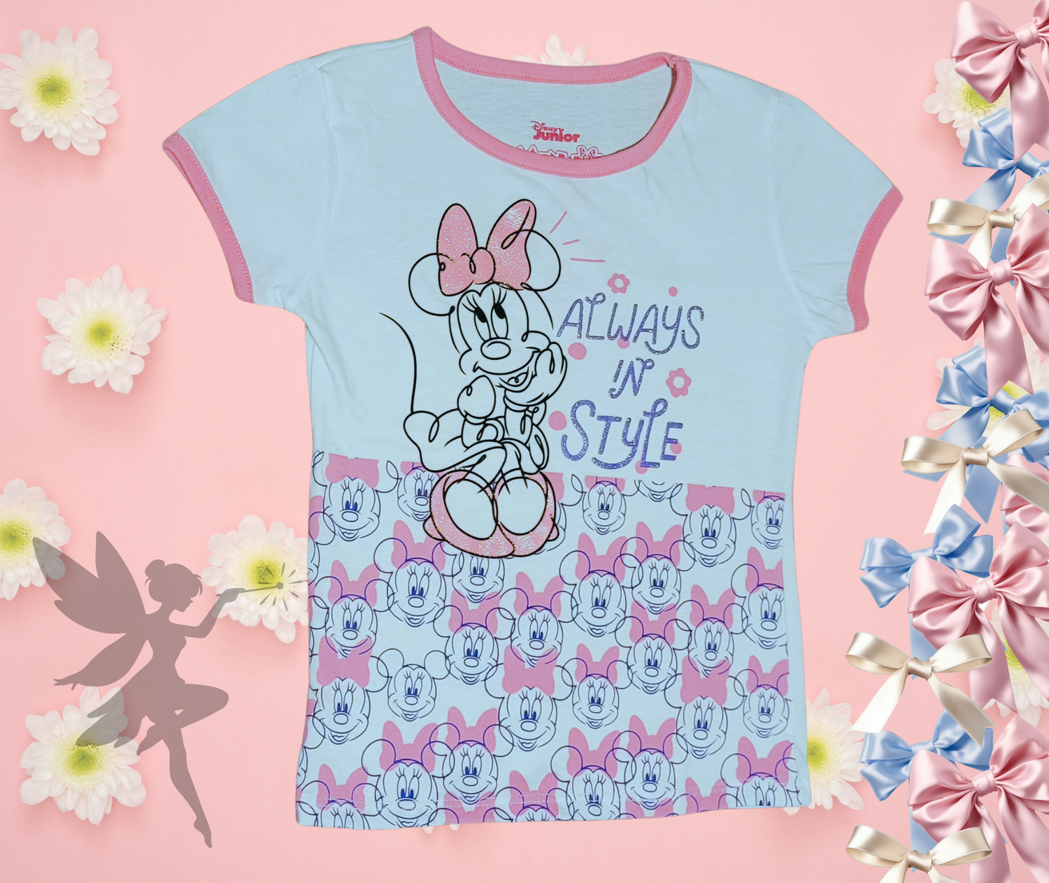 Licensed Always In Style Minnie Mouse Toddler Girl Tee