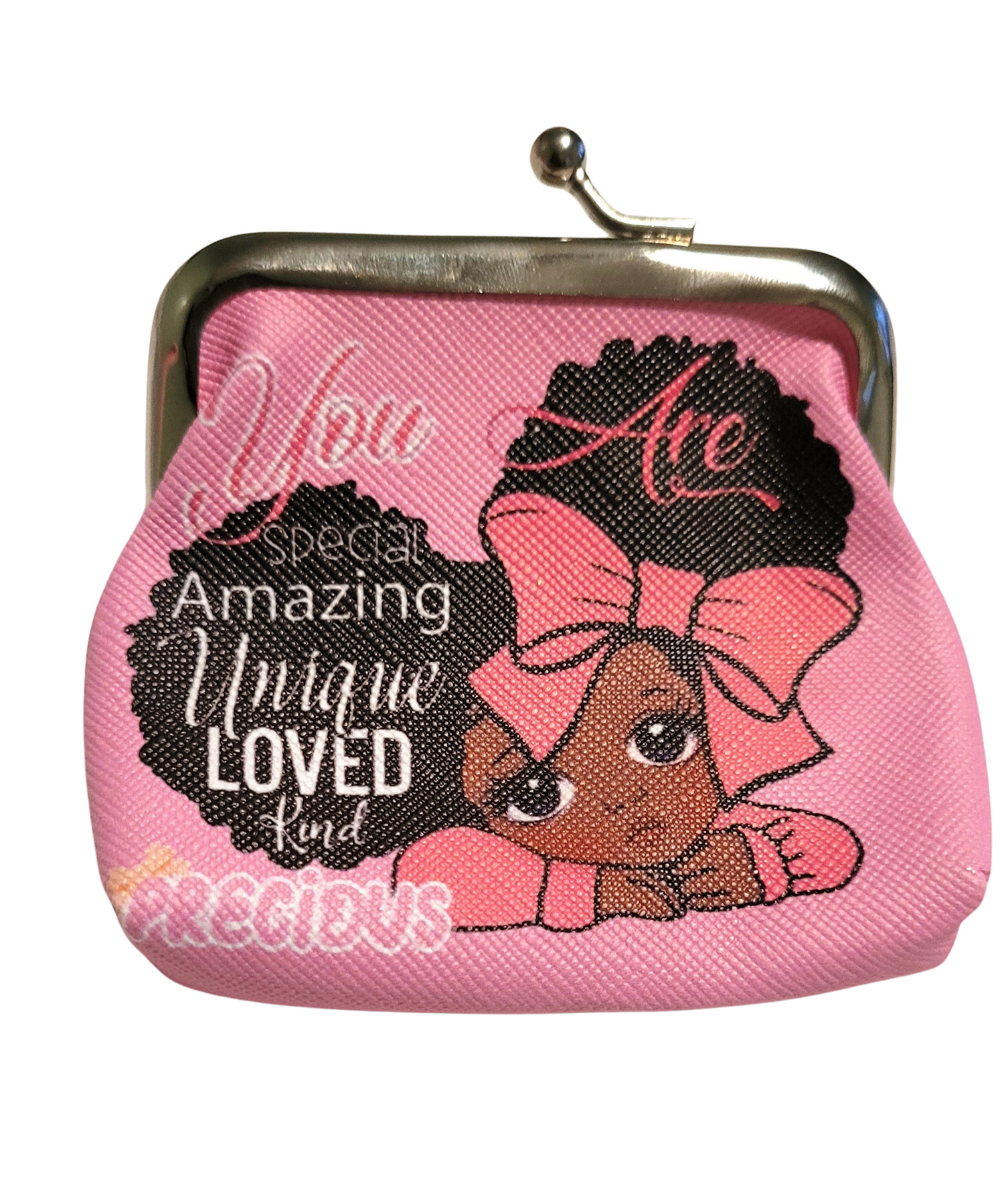 "You Are Special" Pink Coin Purse