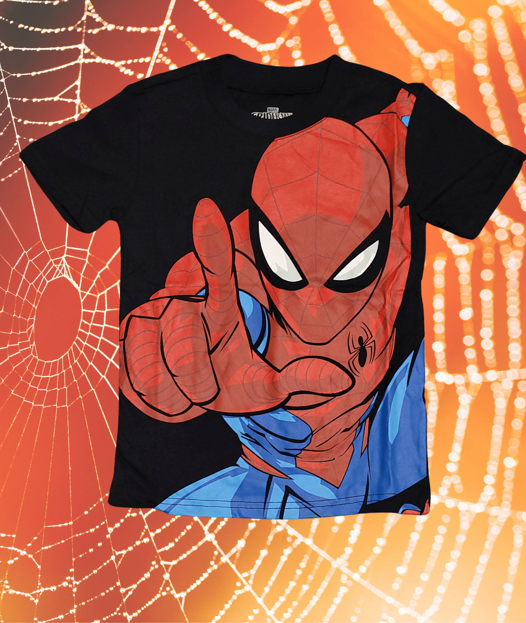 Marvel Toddler Boys' Spider - Man Swing Into Action Tee - Little Looms