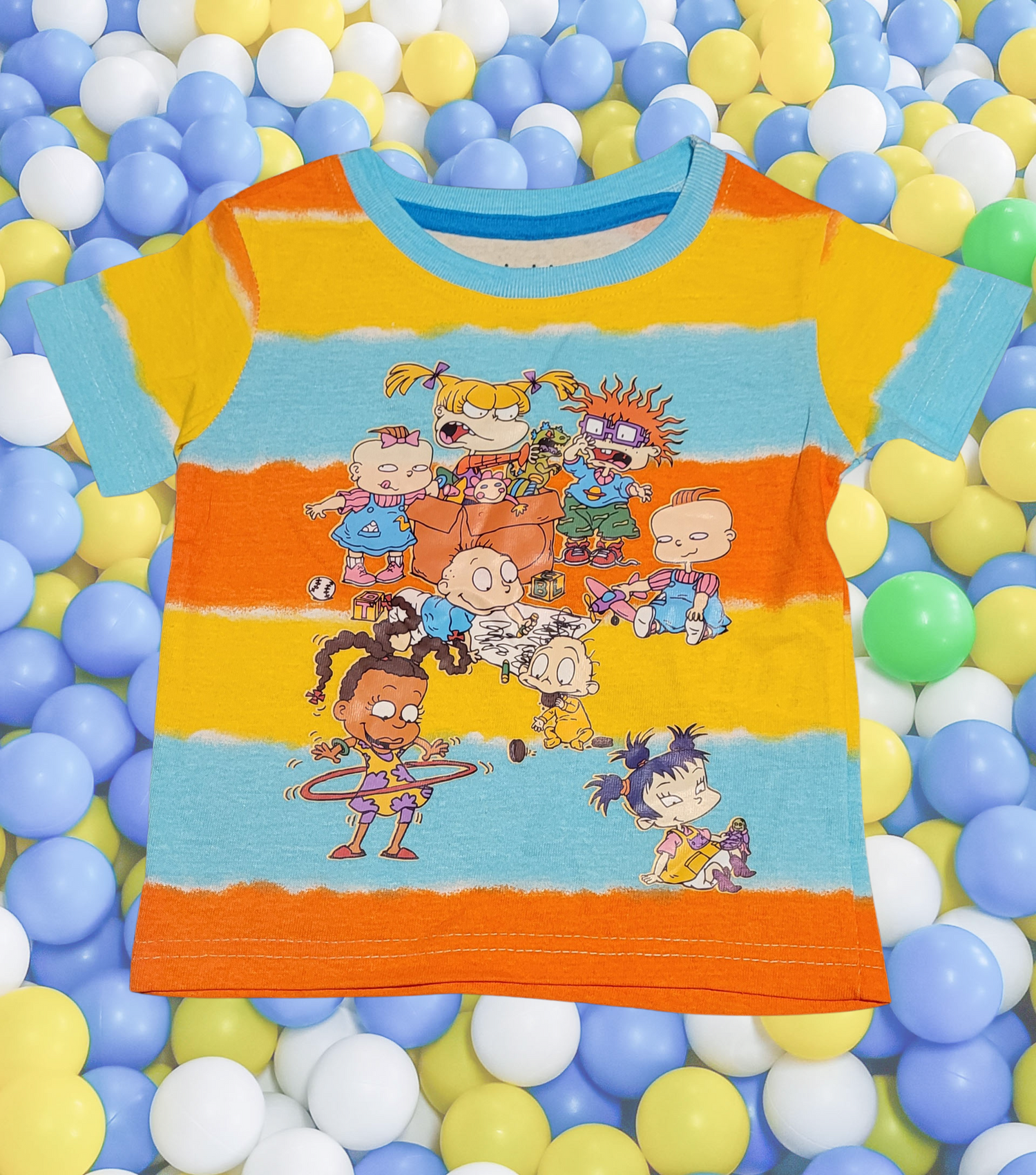 Licensed Nickelodeon Rugrats Crew Toddler Boy Striped T-shirt