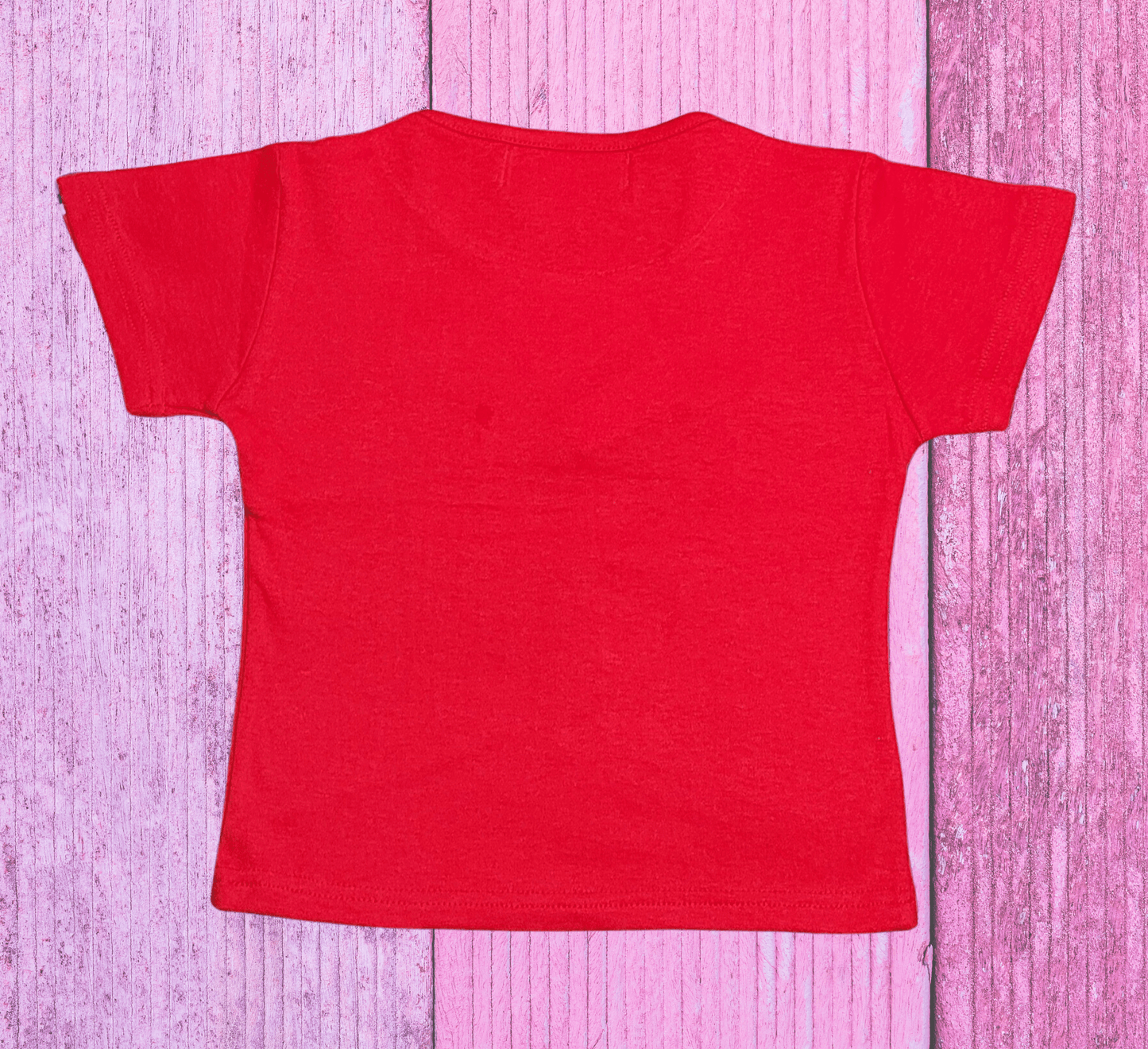 Girls' Graphic "Pretty Girls 91" Tee with Zipper Detail - Blue or Red - Little Looms