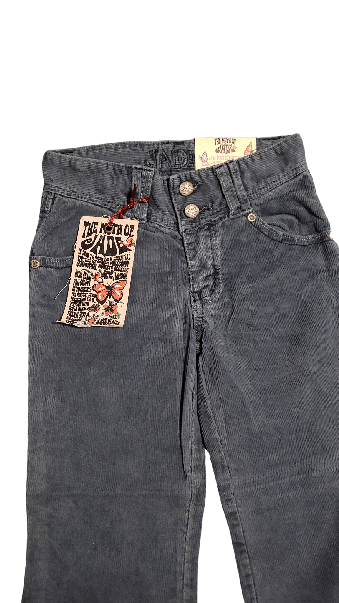 The Myth of Jade Girls’ Low - Rise Woven Flare Corduroy Pants - Little Looms