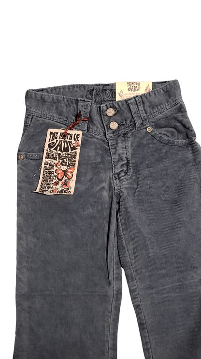 The Myth of Jade Girls’ Low - Rise Woven Flare Corduroy Pants - Little Looms