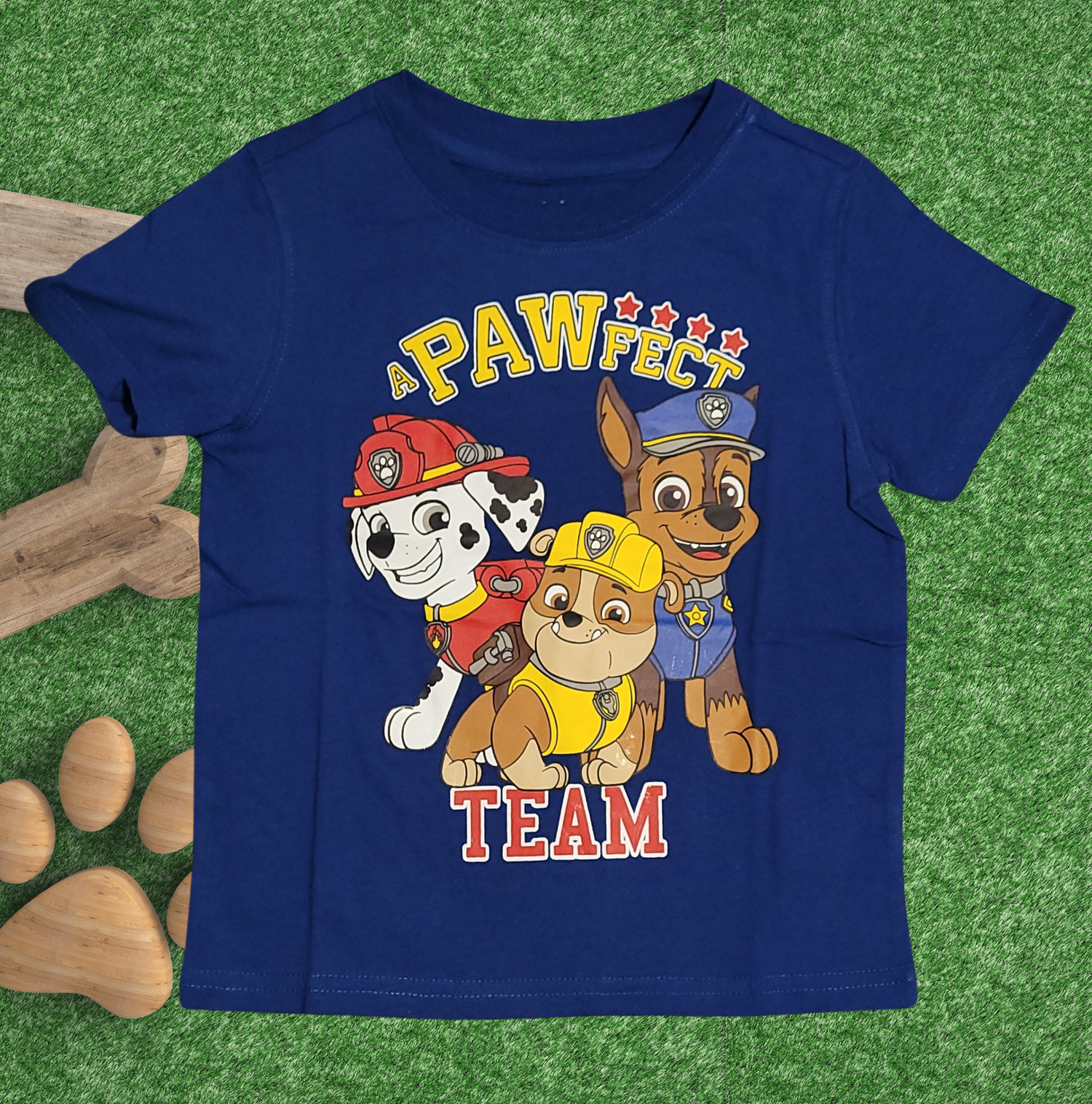 Licensed Paw Patrol "A Pawfect Team" Toddler Boy T-shirt