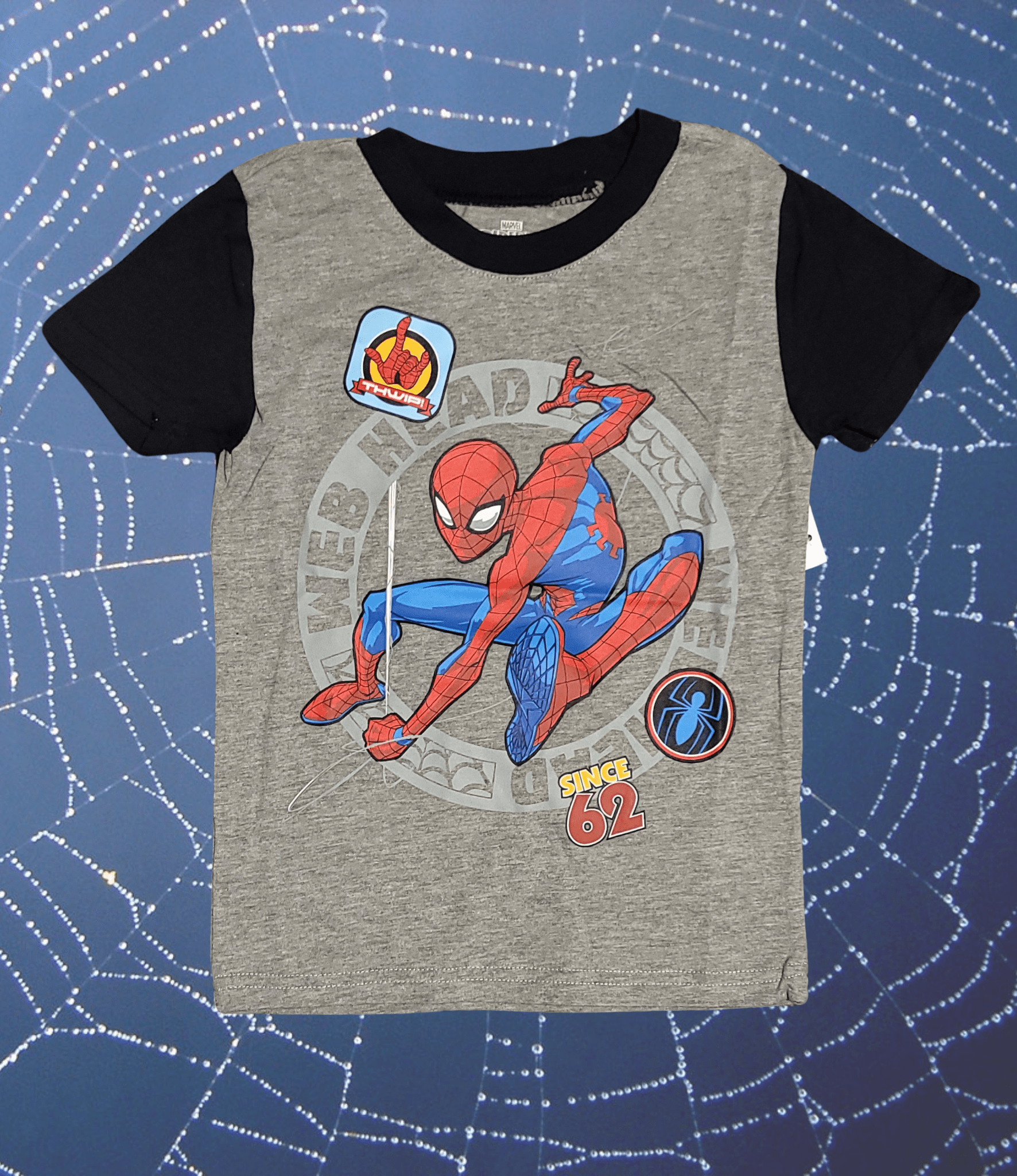 Marvel Spider - Man Web Head Toddler Boy T-Shirt - Little Looms