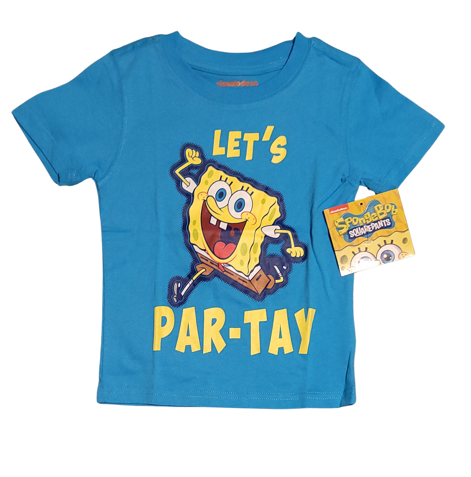 Licensed Nickelodeon SpongeBob Let's Par-Tay Boy T-shirt