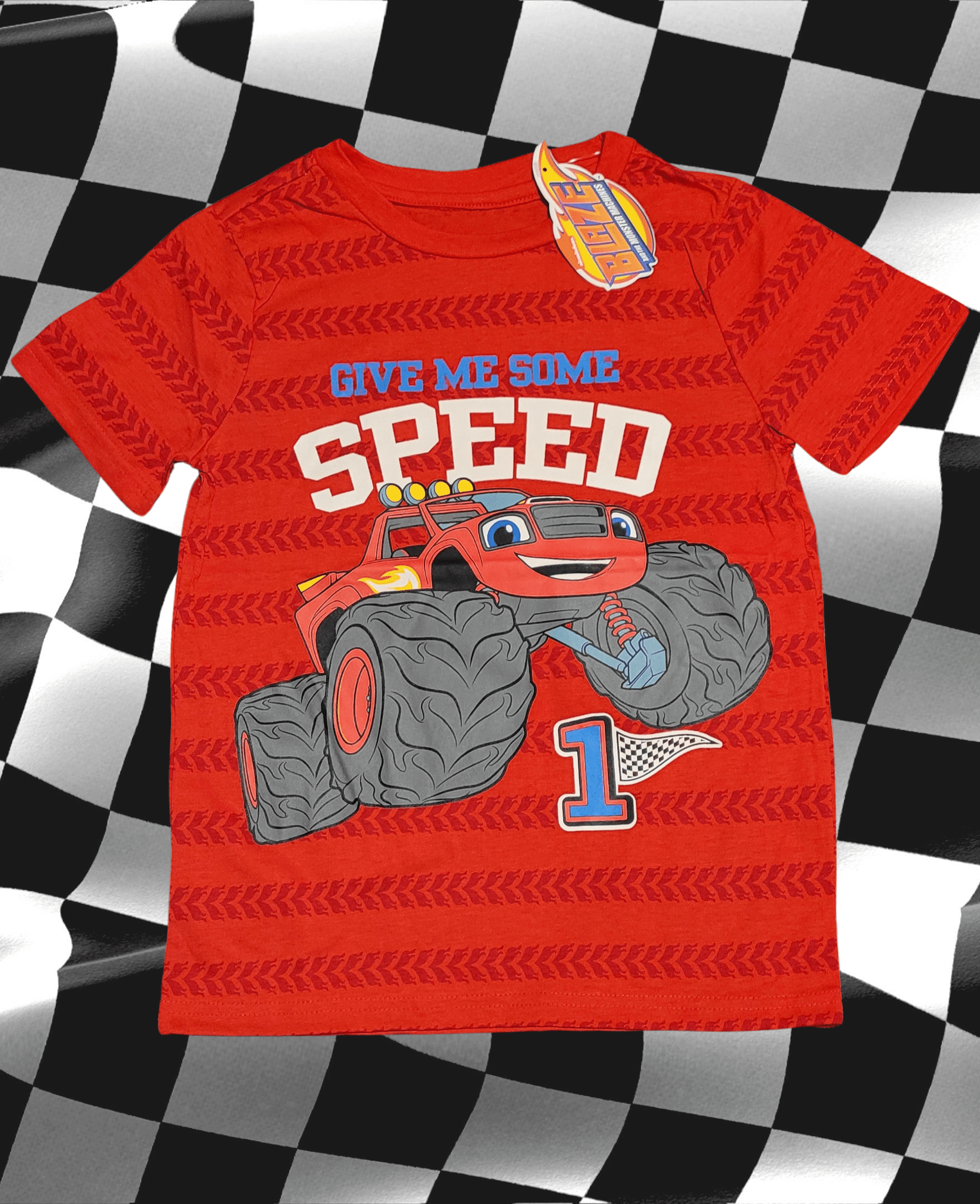 Nickelodeon Blaze Give Me Some Speed Kids T-shirt - Little Looms