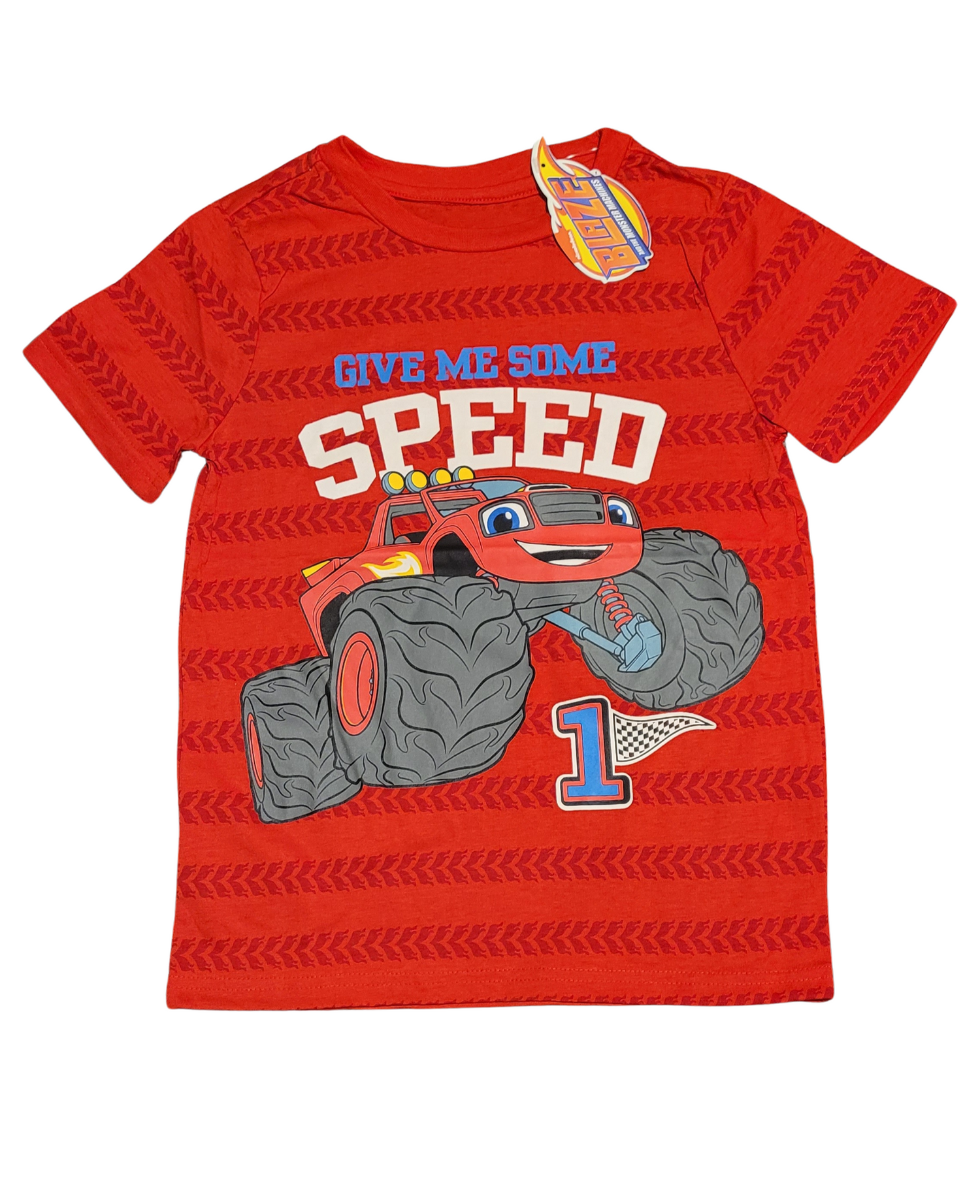 Licensed Nickelodeon Blaze Give Me Some Speed Kids T-shirt