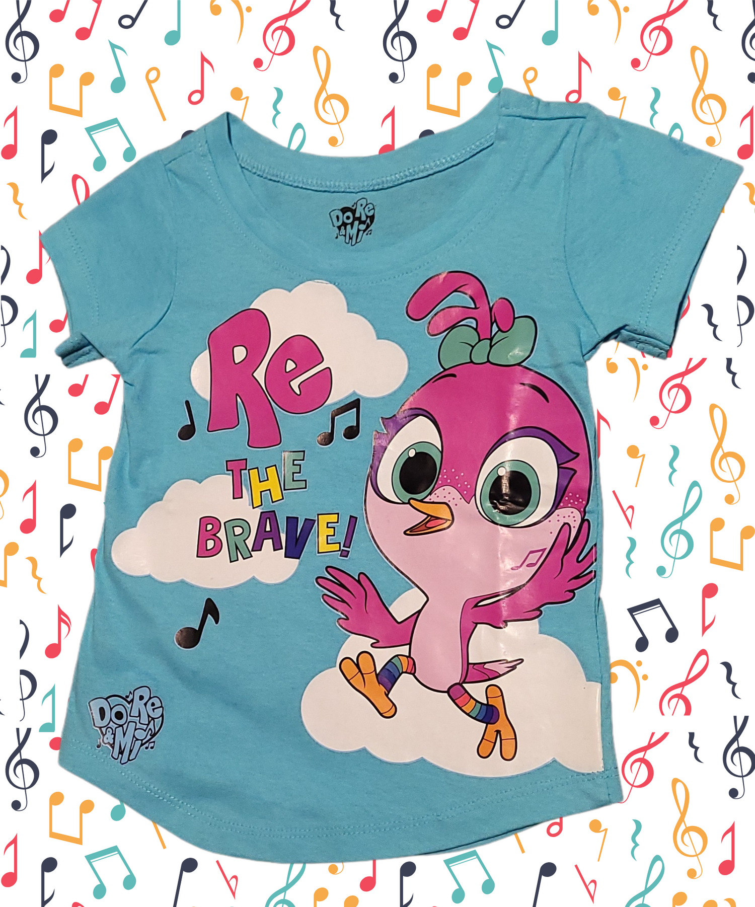 Licensed Do, Re & Mi “Re the Brave” Toddler Girl T-Shirt