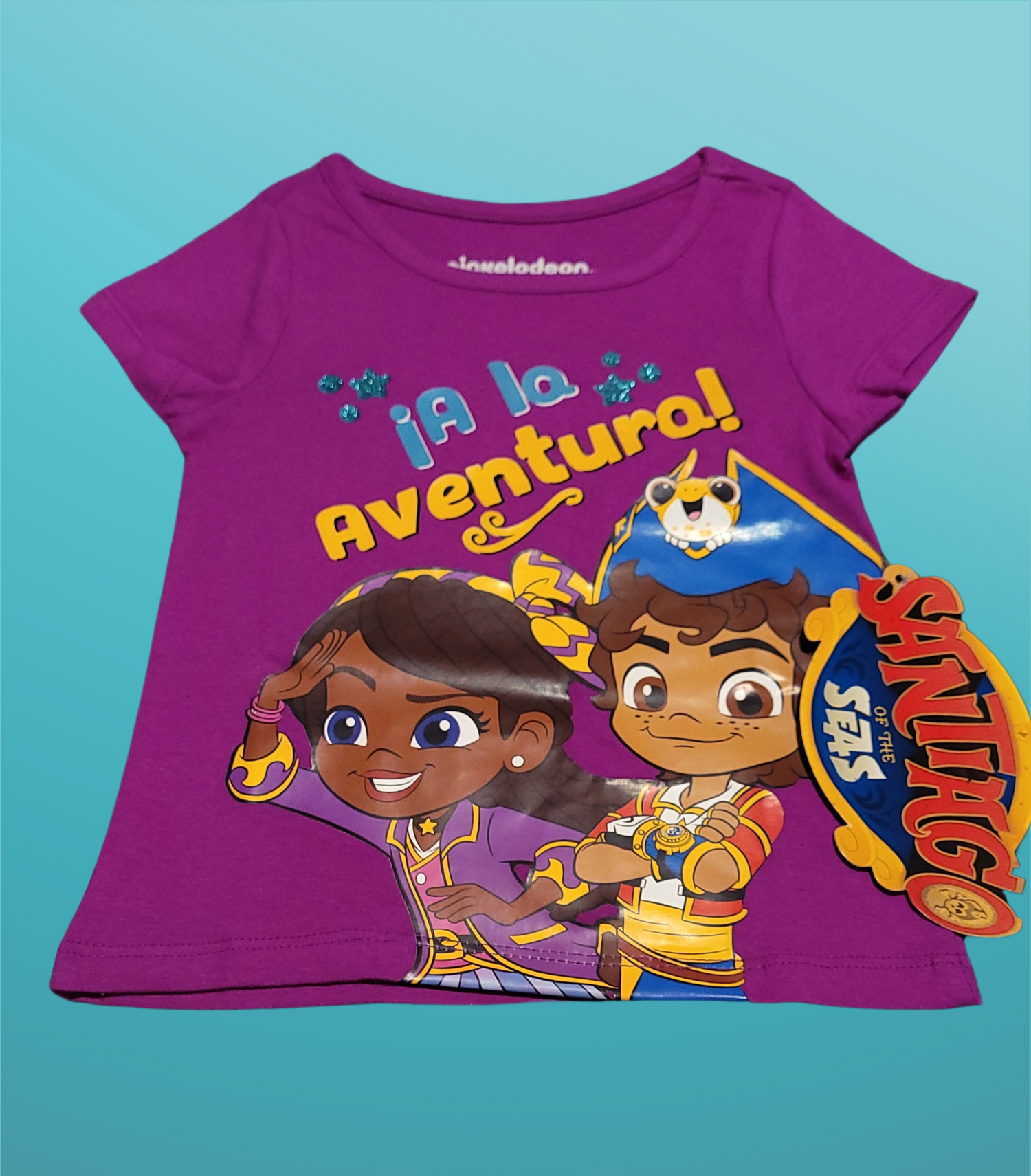 Licensed Nickelodeon Santiago of the Seas “¡A la Aventura!” Toddler Girl T-Shirt