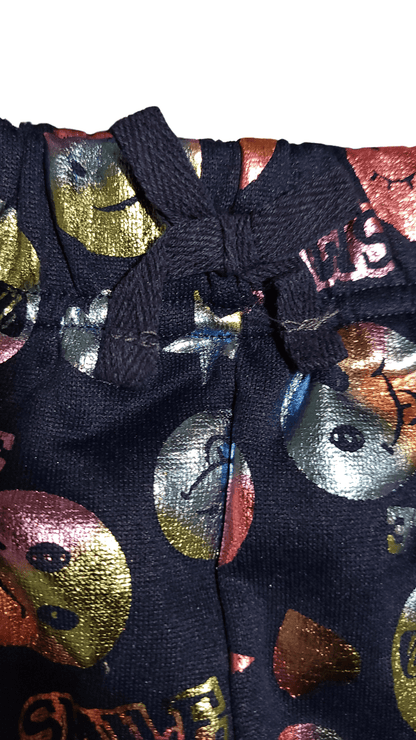 Girl Squad #Smile Emoji Jogger Pants – Foil Print - Little Looms