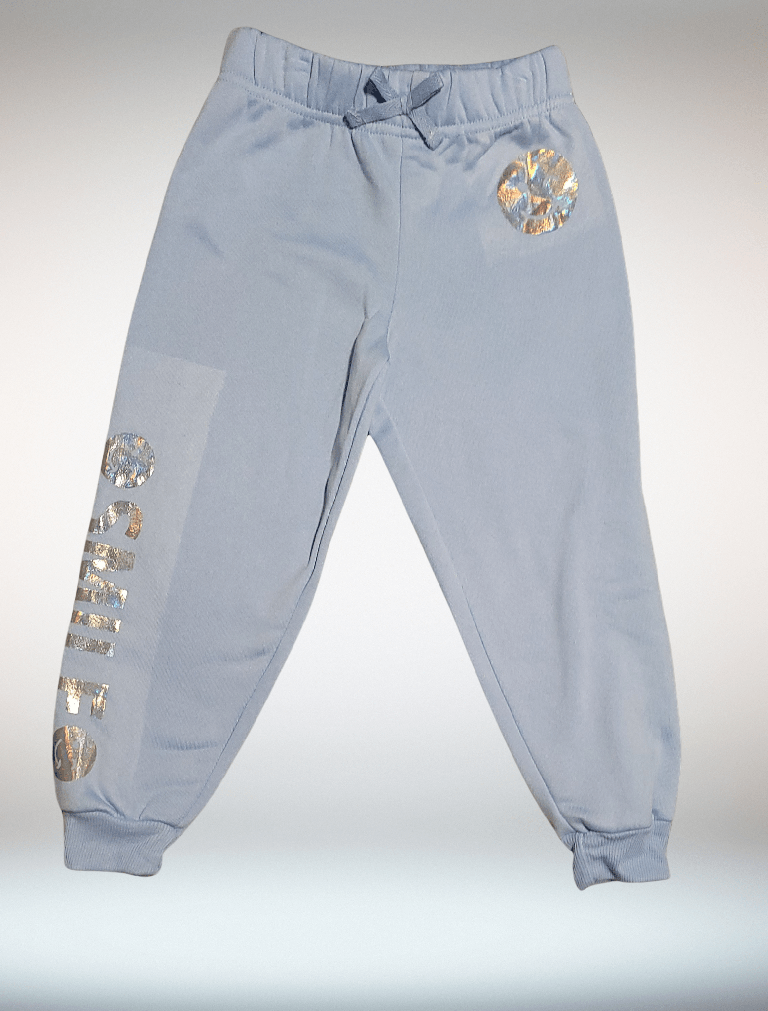 RMLA Girl Squad Smile Jogger Pants – Holographic Print - Little Looms