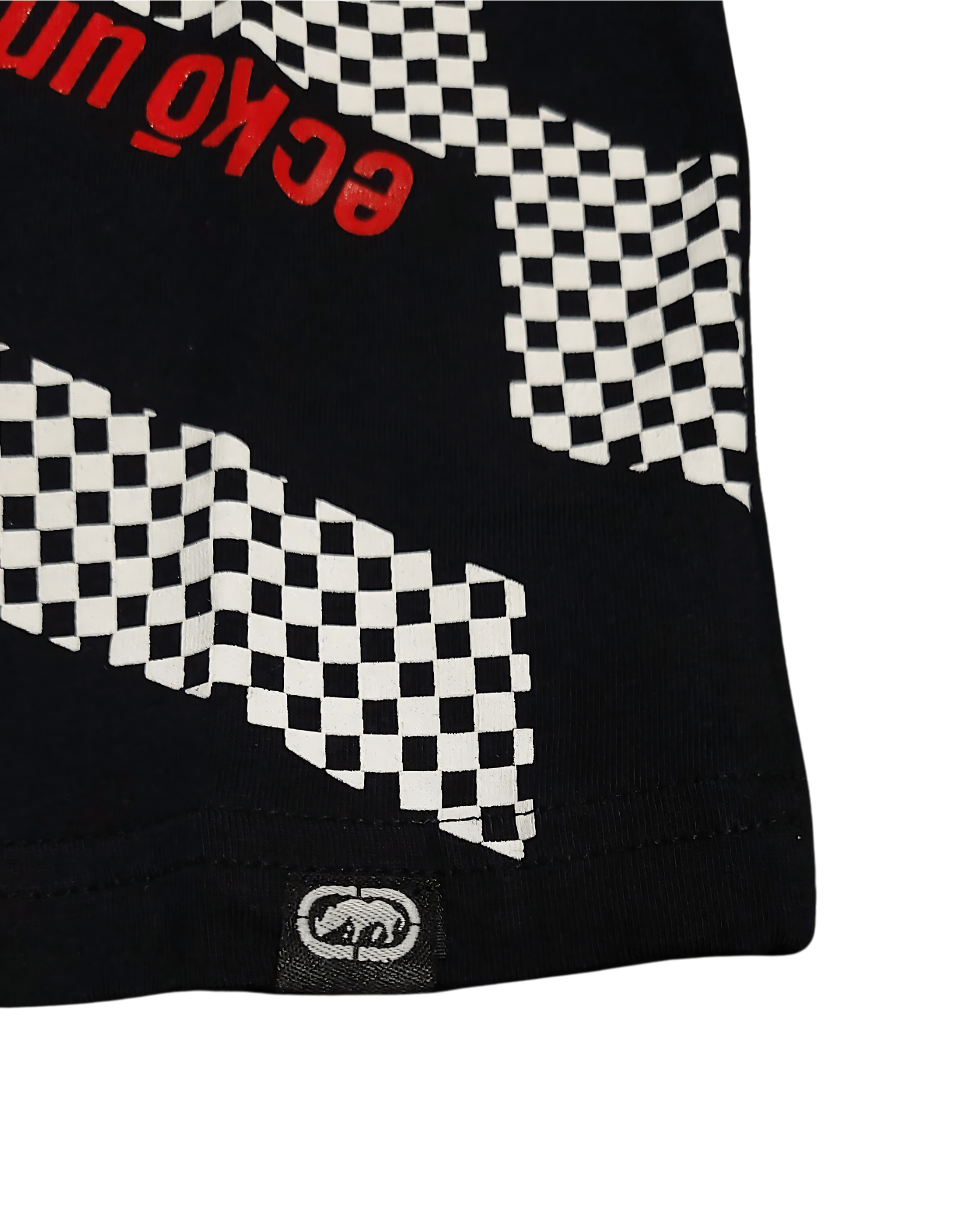 Ecko Unltd. Boys' Long Sleeve Checkered Graphic T-Shirt - Little Looms